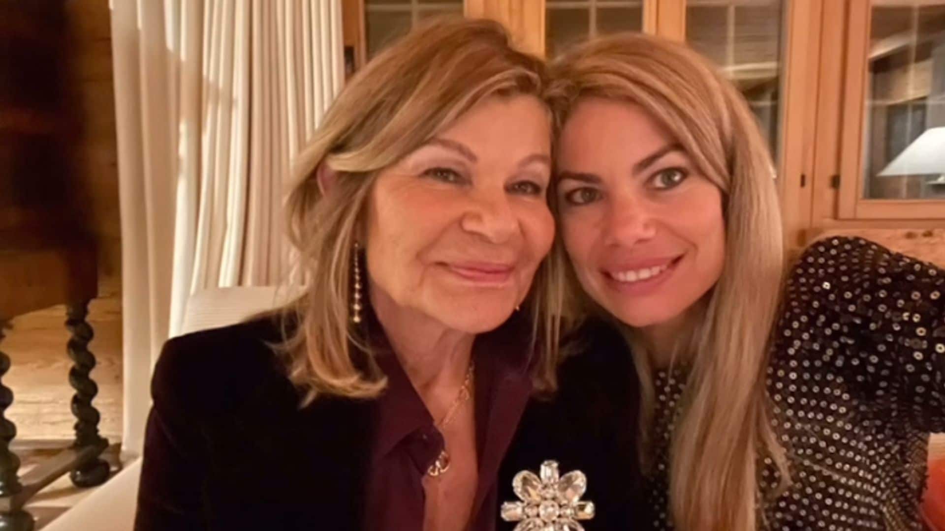 Cari Lapique despide su año más difícil en Suiza y en familia