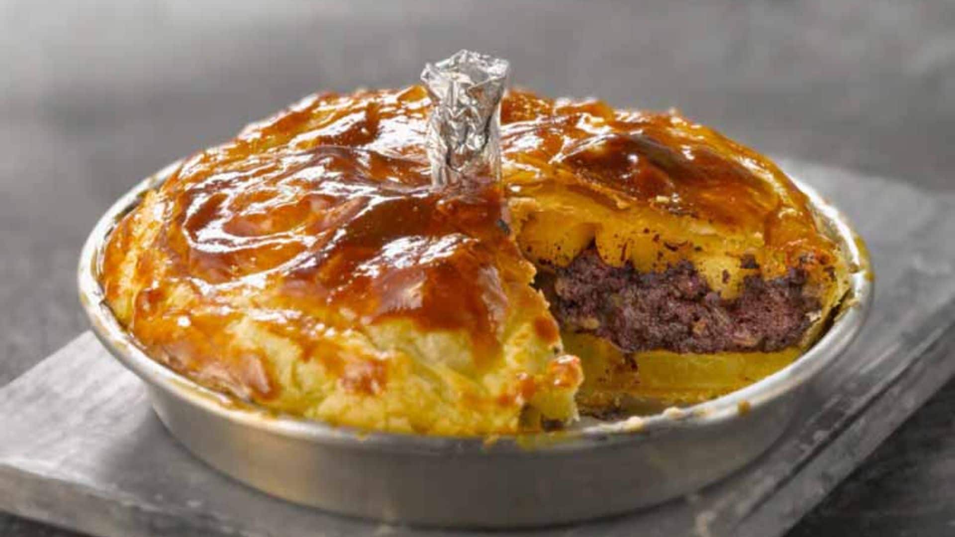 Tarta de patata y morcilla