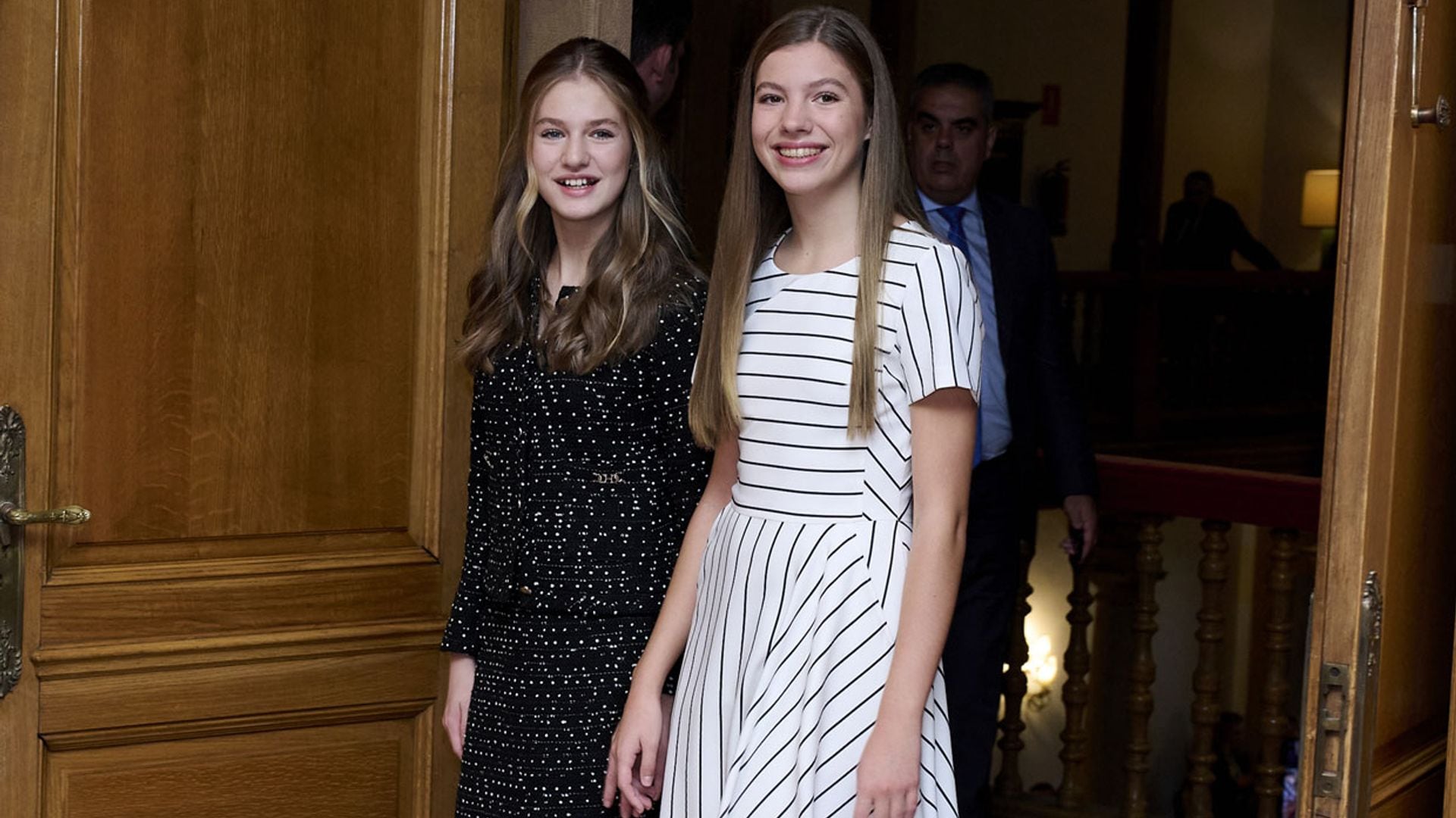 ¡A juego con su hermana! La infanta Sofía se sube por primera vez a unos tacones