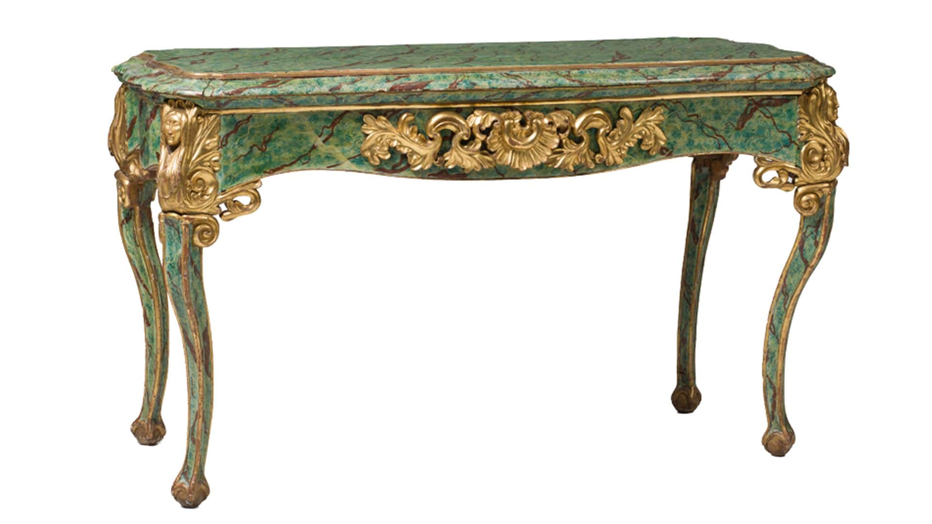 Consola italiana de estilo barroco, de Ansorena (desde 3.500 €)