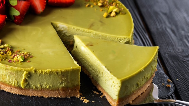 Cheesecake de pistacho