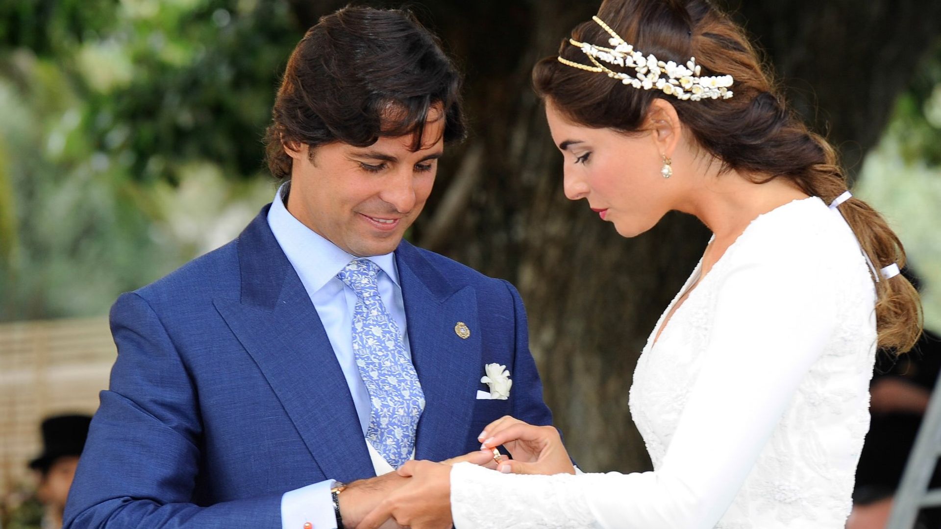 Fran Rivera y Lourdes Montes, el día de su boda