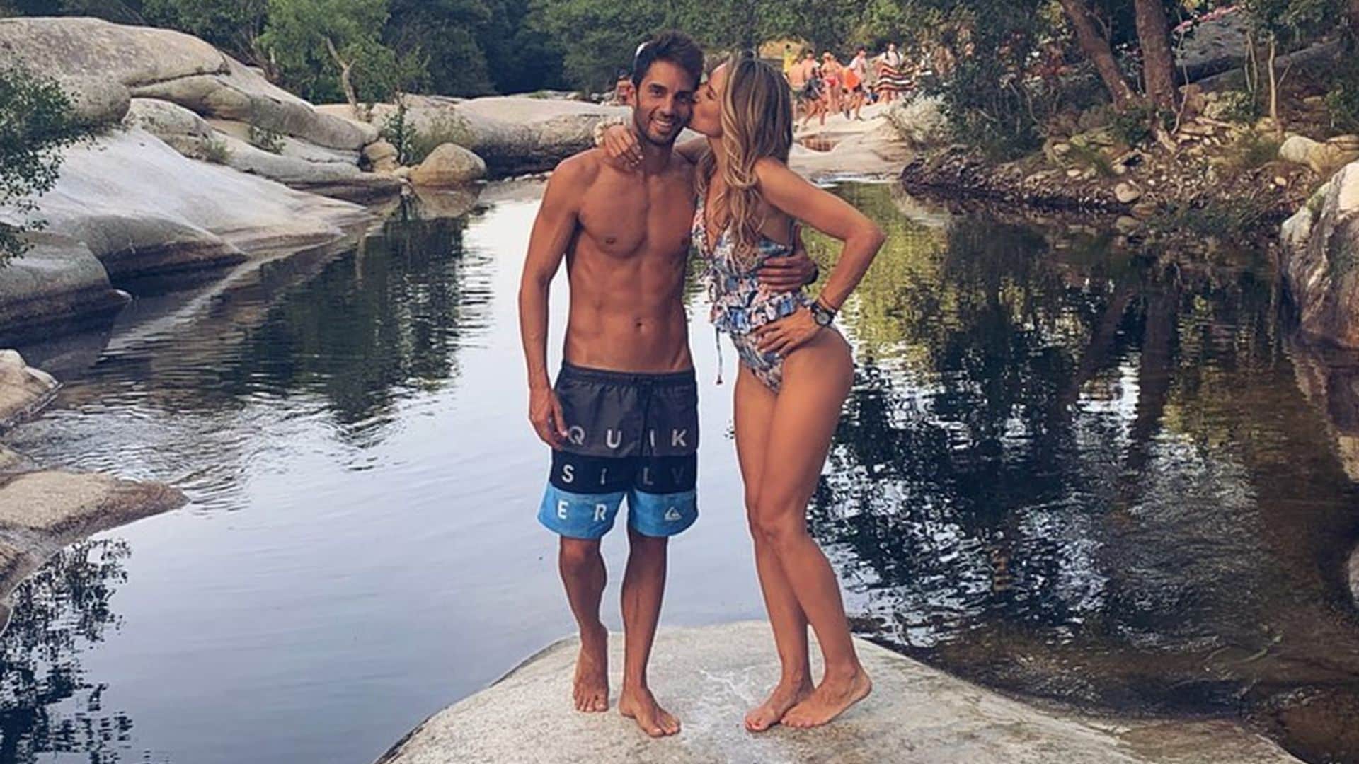 La fórmula de la felicidad de Alba Carrillo: ‘amor en la naturaleza’ junto a su hijo y Santi Burgoa