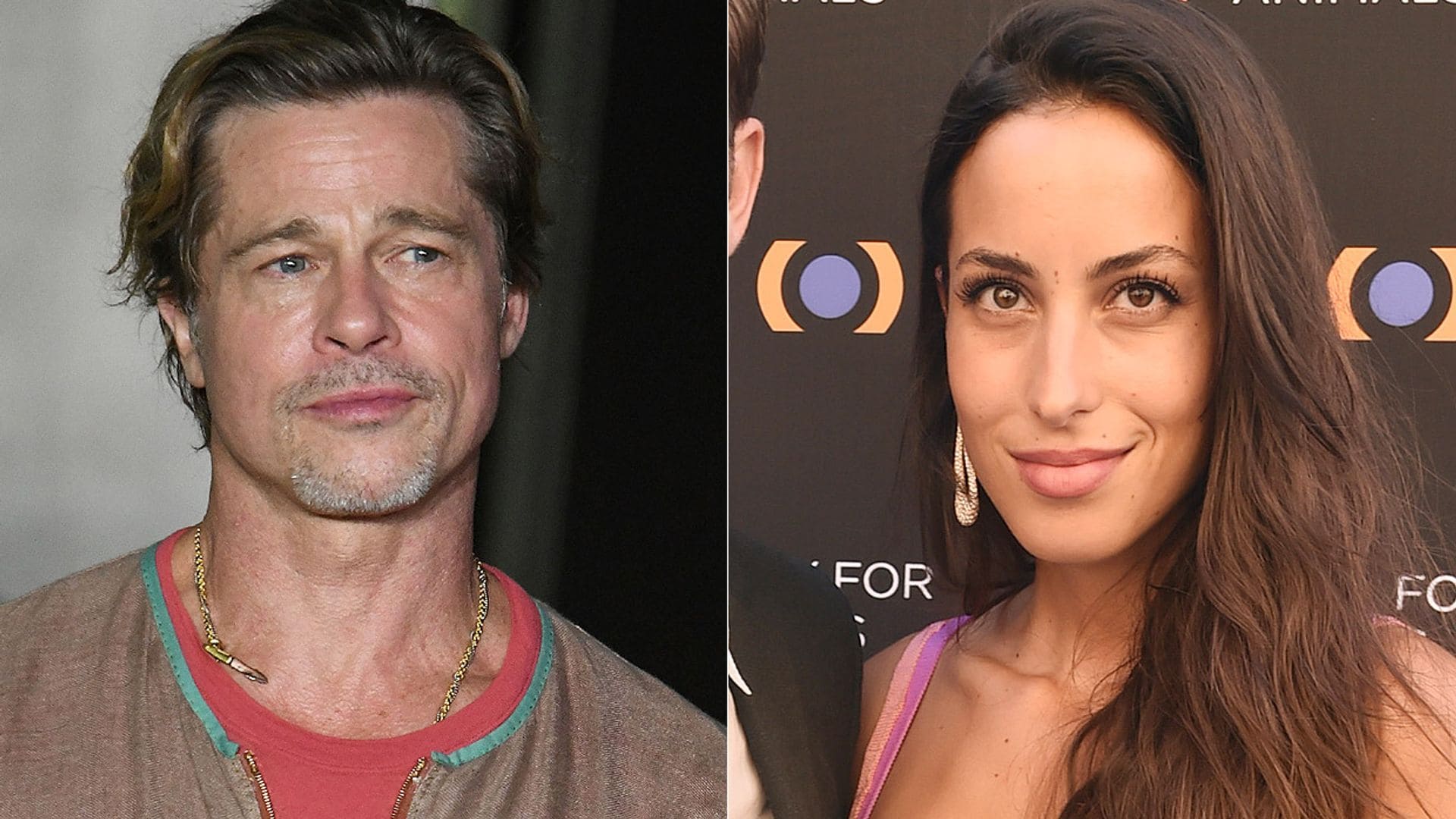 Inés de Ramón y Brad Pitt, una pareja que se consolida