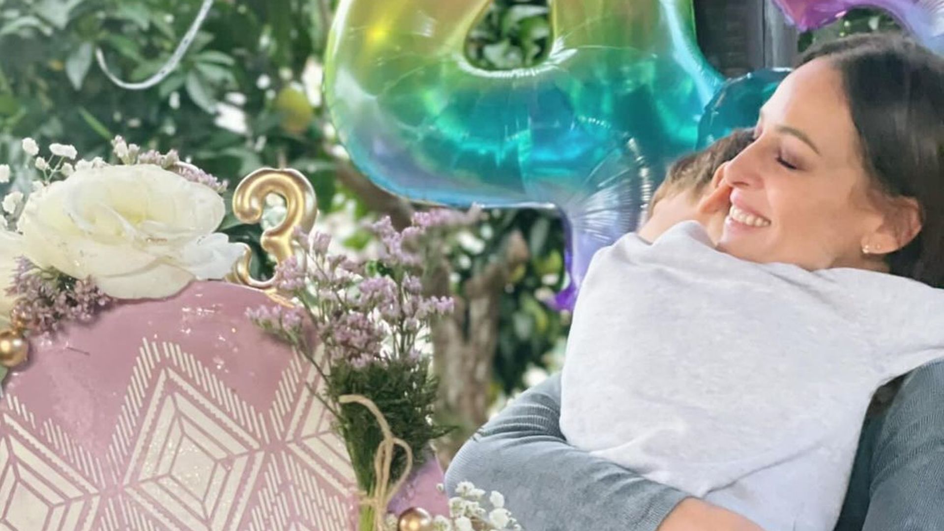 Eva González y su hijo Cayetano