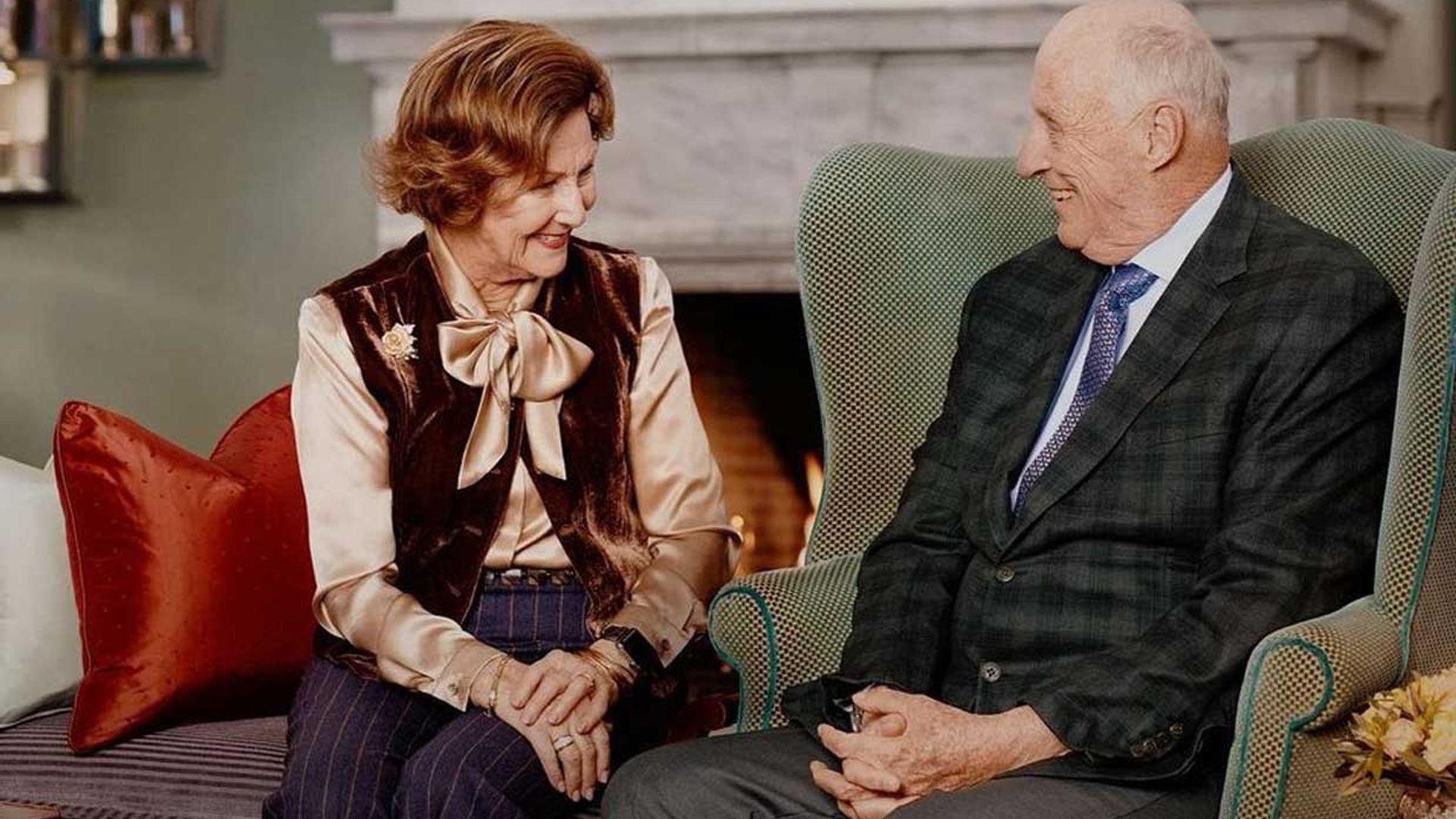 Harald y Sonia de Noruega celebran 30 años de reinado con un posado de lo más hogareño