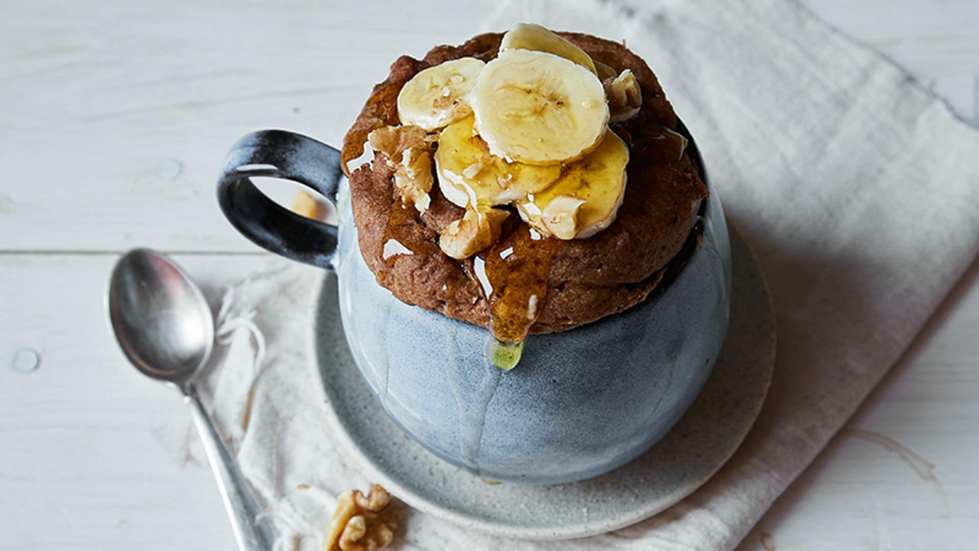 'Mug cake' de plátano