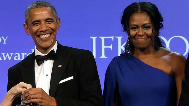 El gesto viral de Barak Obama a Michelle 