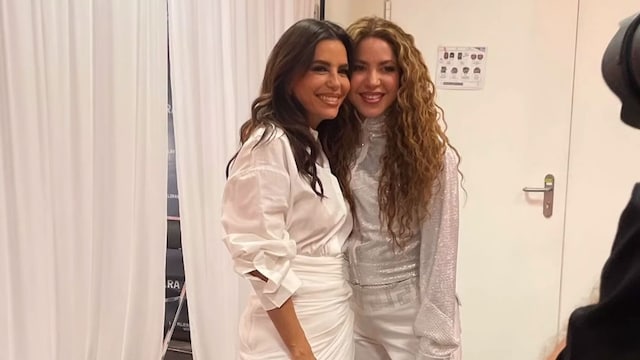 Shakira y Eva Longoria en la Ciudad de México