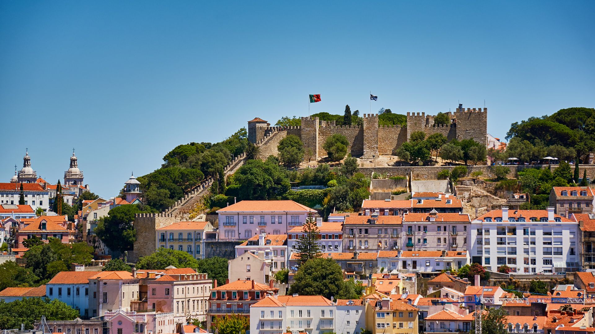 Castillo de São Jorge en Lisboa