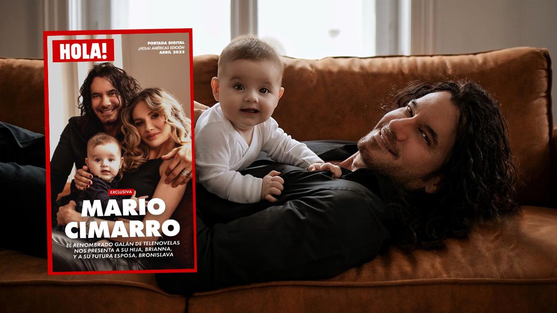 Mario Cimarro nos presenta, en exclusiva, a su hija Brianna | ¡HOLA!
