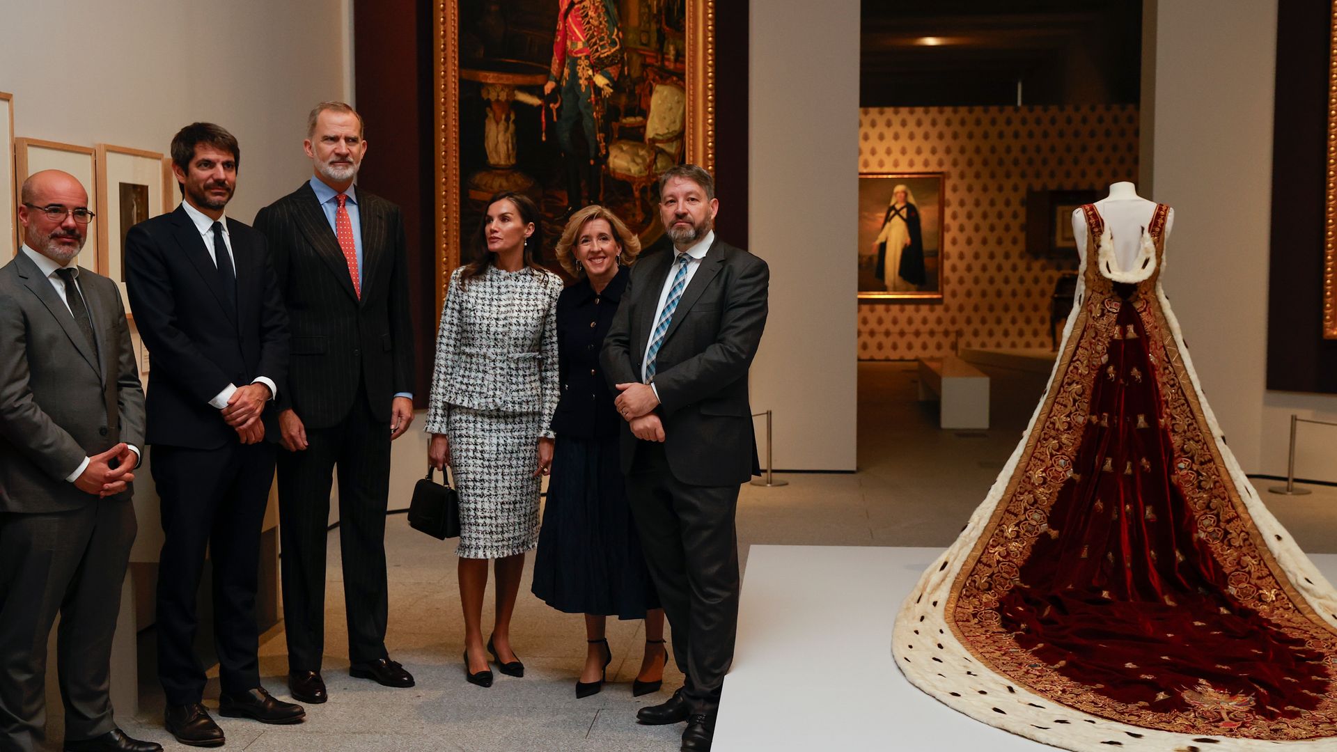EL REY FELIPE VI Y LA REINA LETIZIA ASISTEN A LA INAGURACIÓN DE LA EXPOSICIÓN SOBRE SU MAJESTAD LA REINA DOÑA VICTORIA EUGENIA 