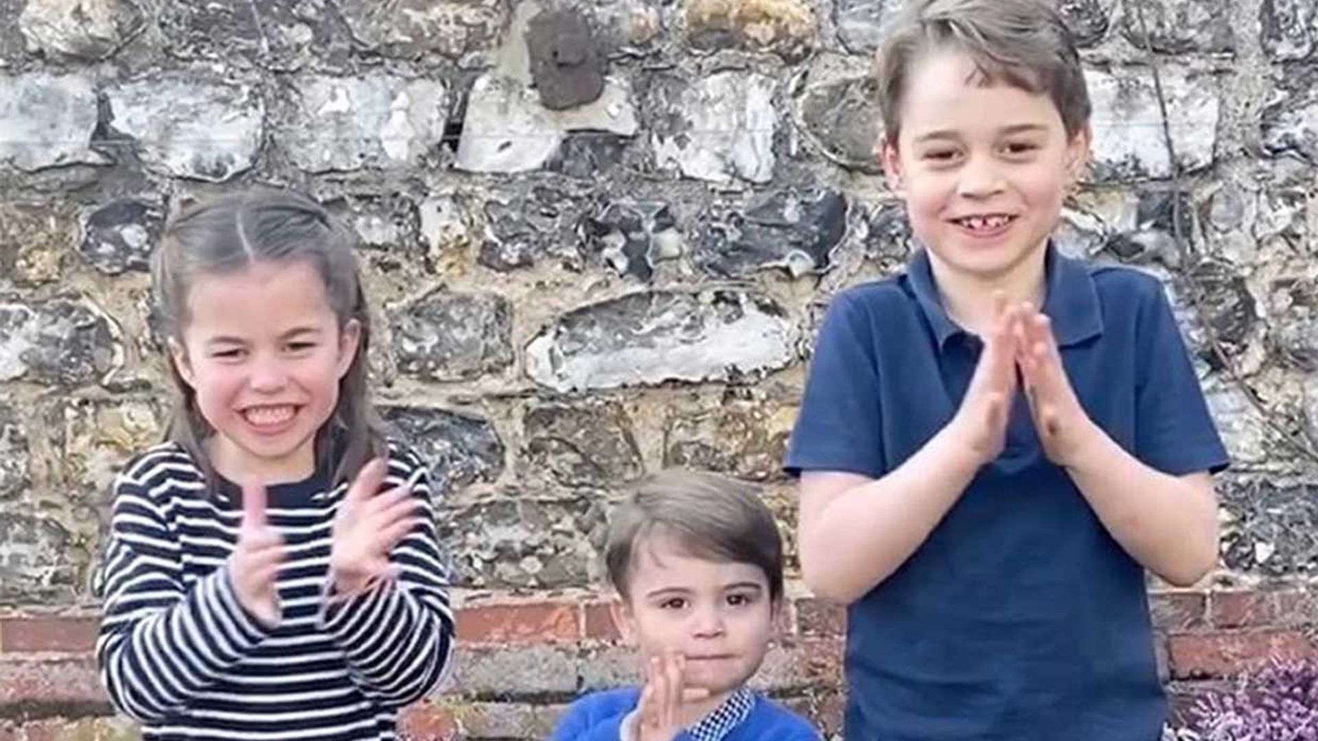Los príncipes George, Charlotte y Louis de Cambridge se convertirán en decoradores navideños ¡por videollamada!