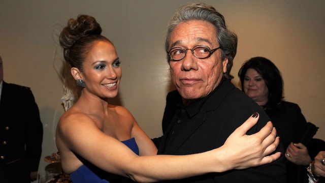 Jennifer Lopez y James Olmos en la 'Gala Celebrando El Cambio 2009' en Union Station en enero de 2009, en Washington, D.C. 