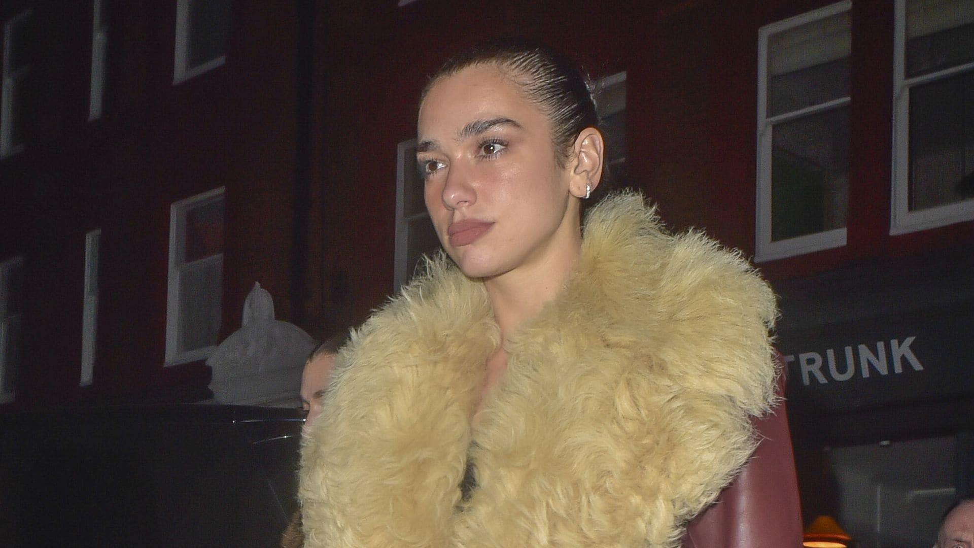 Dua Lipa apuesta por el abrigo de la temporada para una cita romántica en Londres
