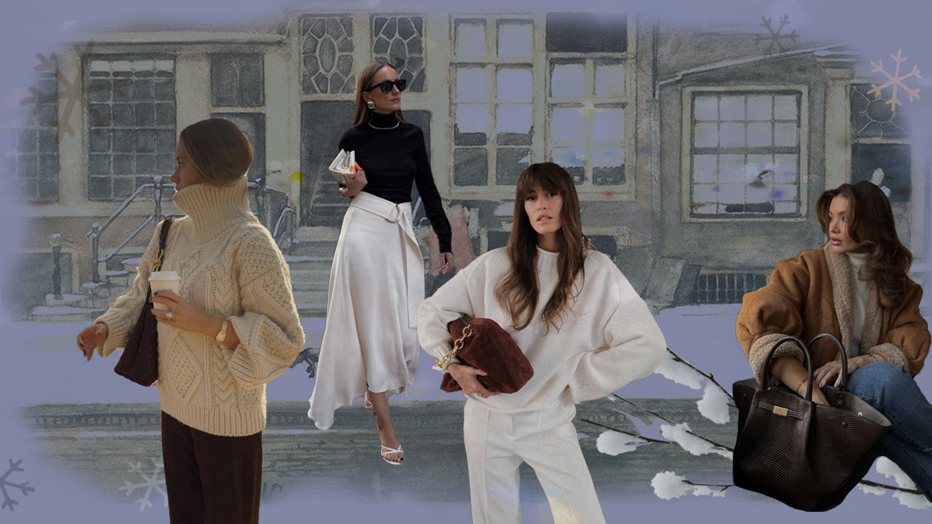 Cómo llevar jerséis de cuello vuelto de lunes a domingo y vestir bien toda la semana