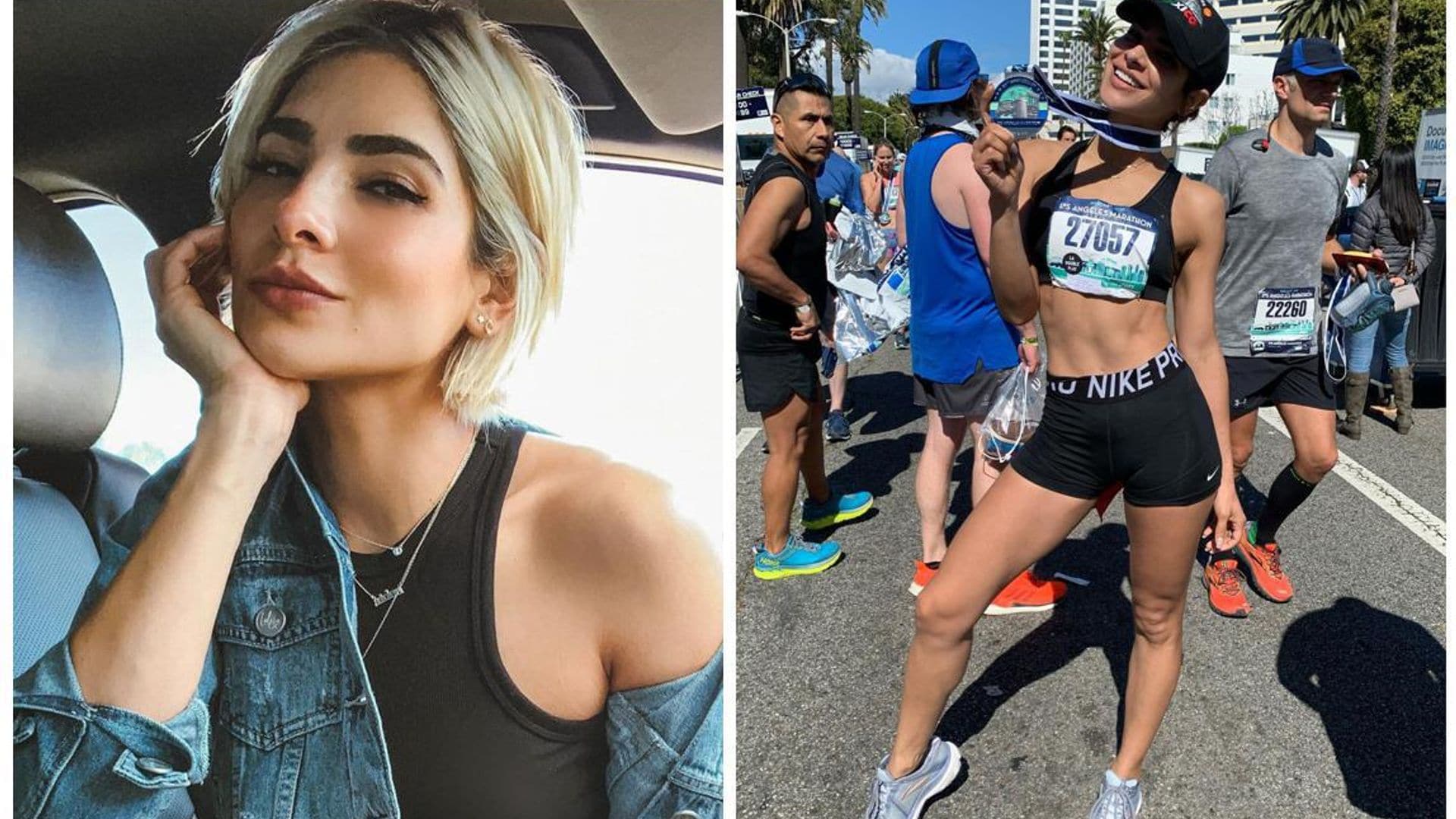 Así fue el primer maratón de Alejandra Espinoza
