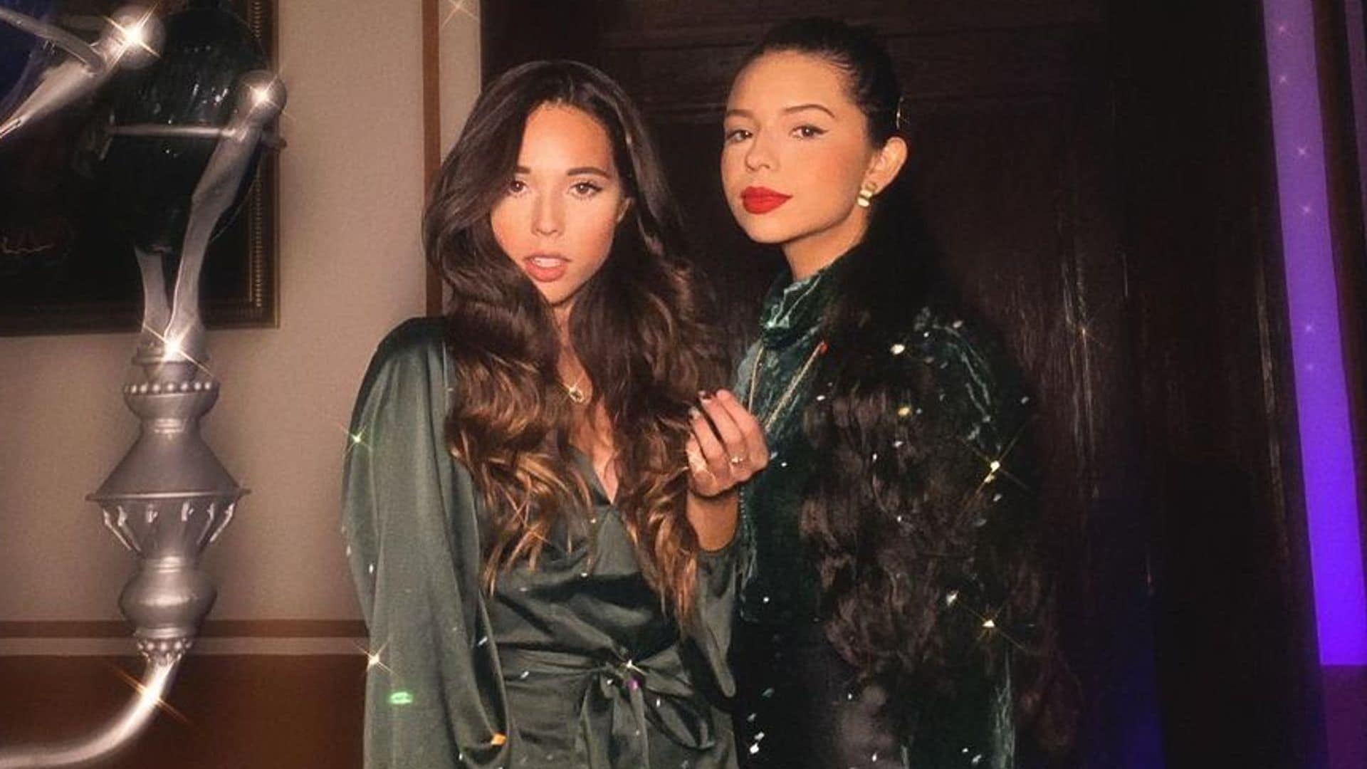 Ángela Aguilar y su feliz reencuentro con su hermana mayor
