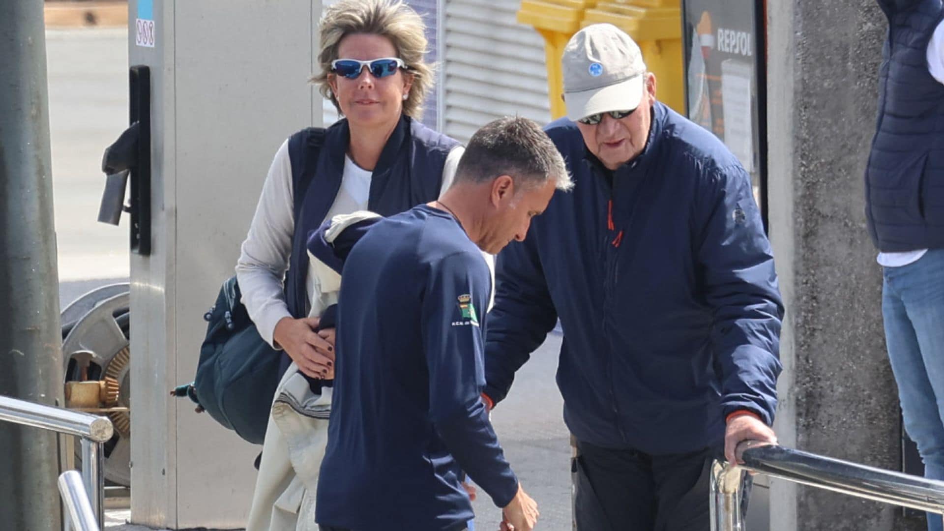 El fuerte vínculo del rey Juan Carlos con sus sobrinas que ha quedado patente de nuevo en Sanxenxo