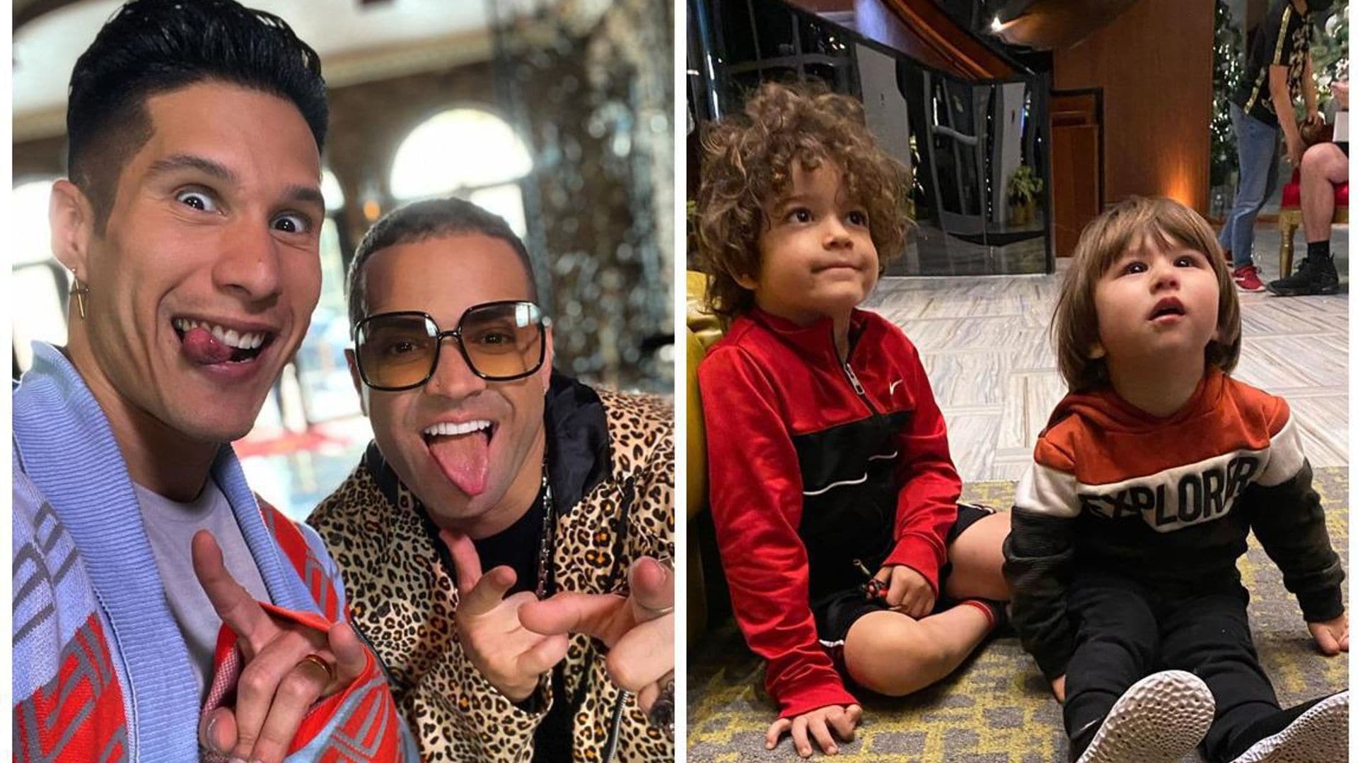 Chyno y Nacho derriten las redes con el primer encuentro de sus hijos