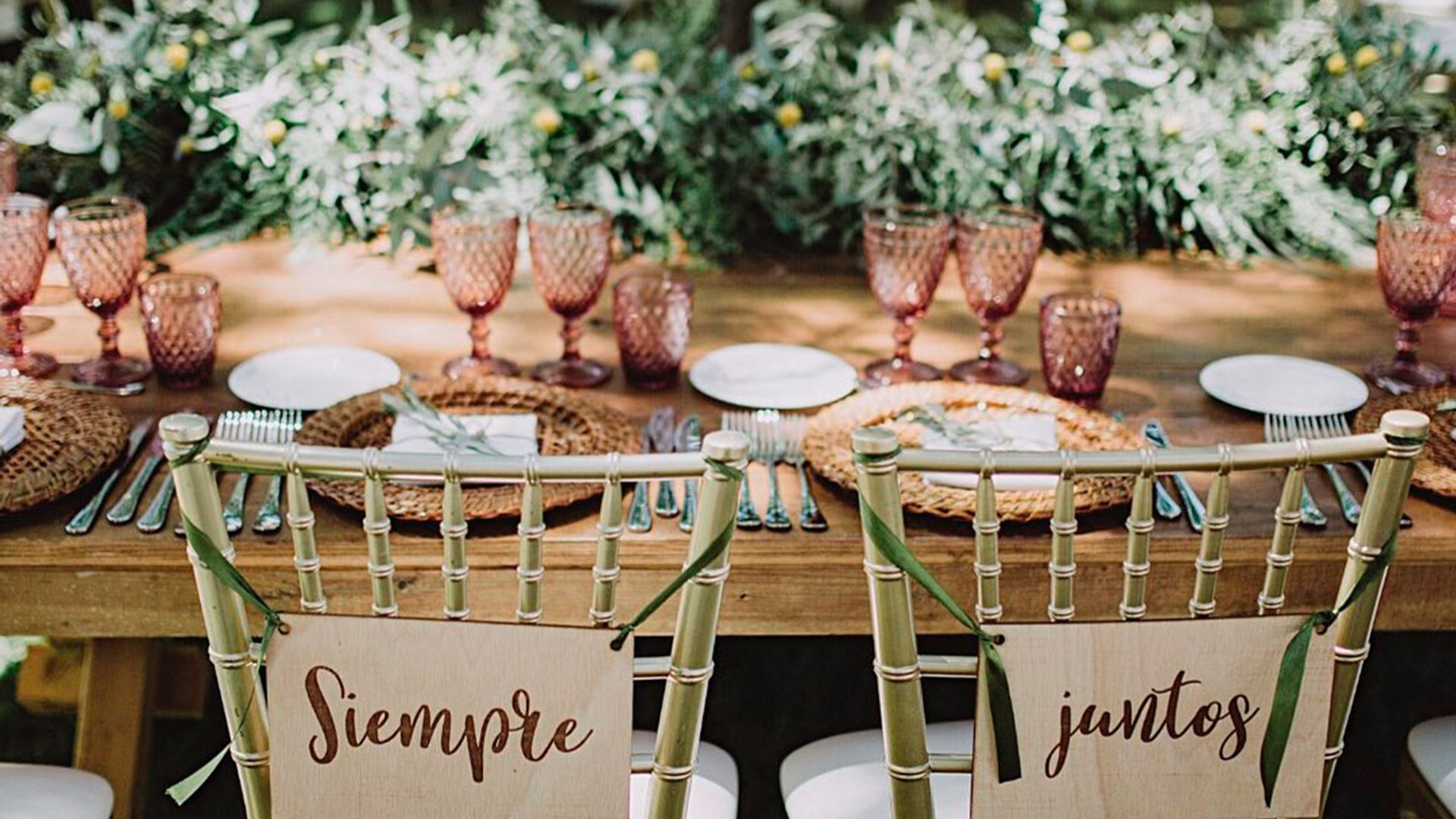 De las joyas al catering: todo lo que necesitas para organizar una boda sostenible