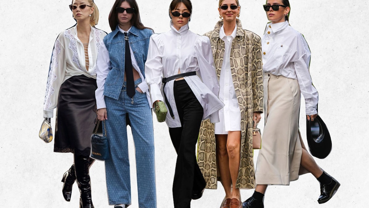 camisa blanca oversize