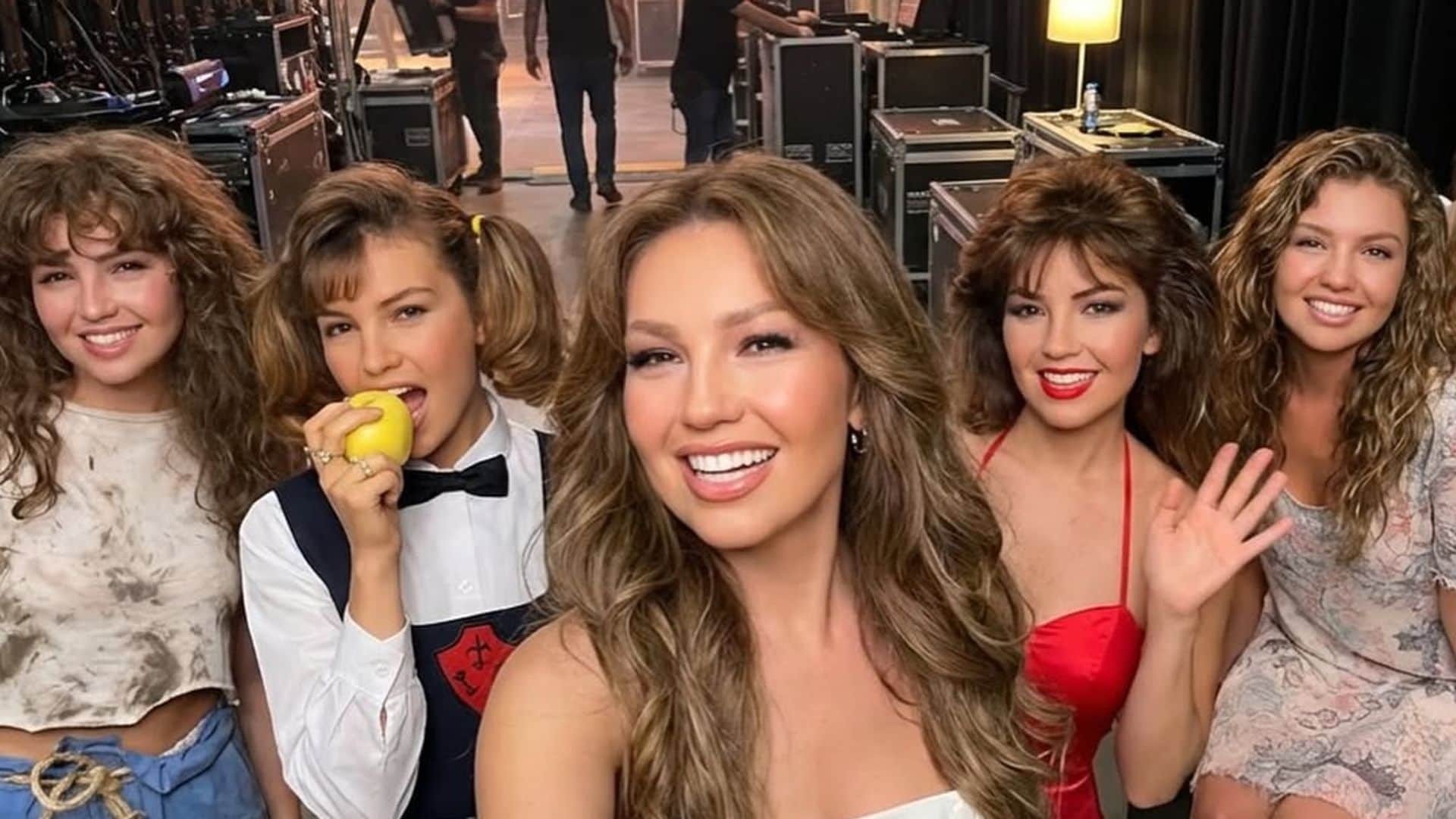 Thalía se reencuentra con 'María la del Barrio', 'Marimar' y otros de sus icónicos personajes de telenovela