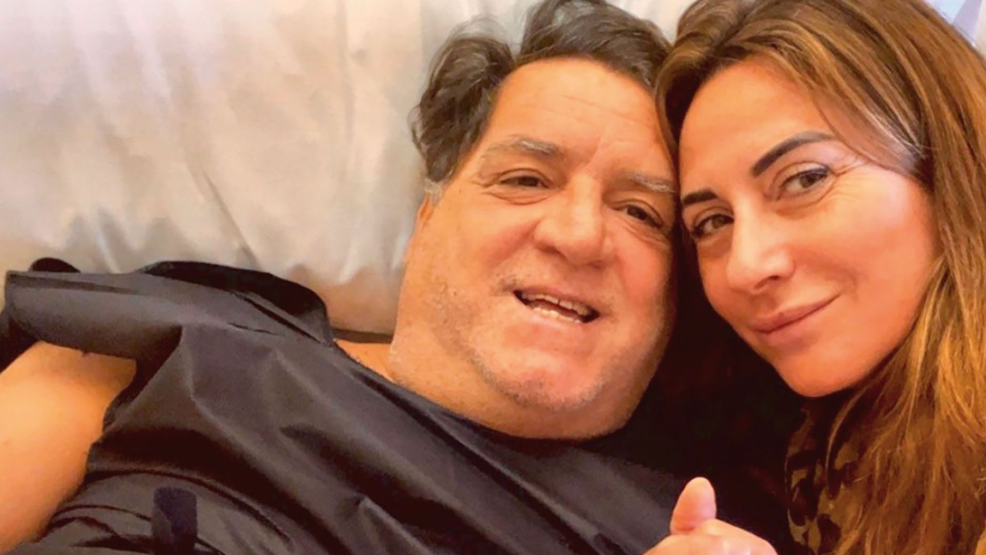 José Campos con su mujer