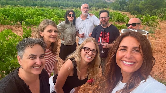 Nuria Roca, de vacaciones con sus amigos
