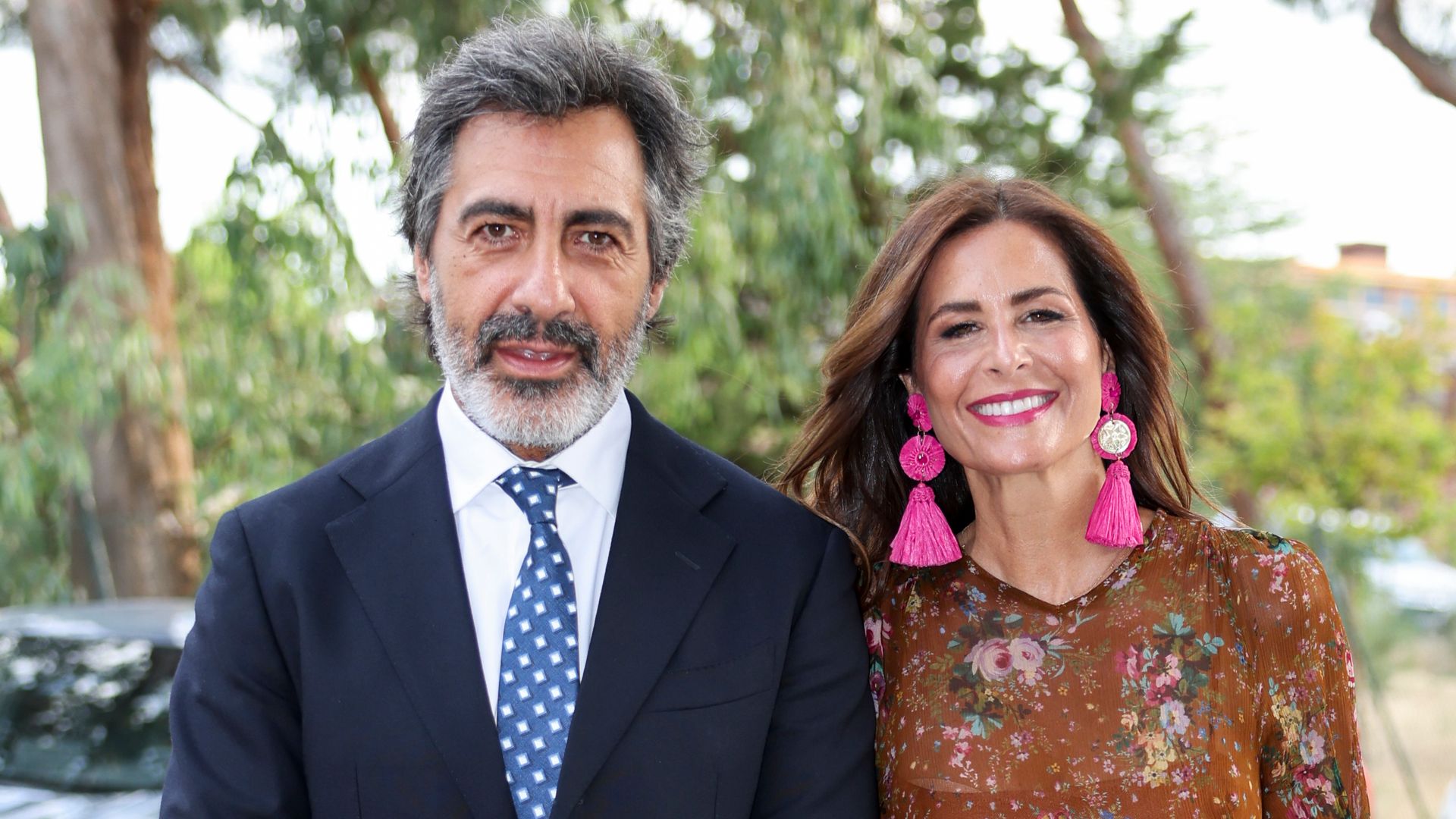 Juan del Val y Nuria Roca en la boda de Patricia Cerezo y Kiko Gámez celebrada el 10 de julio de 2026 en Madrid