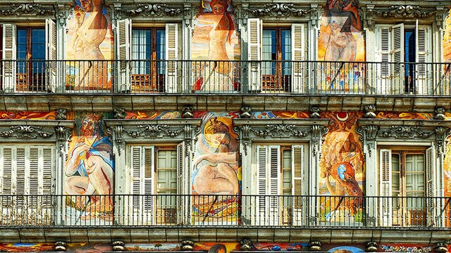 madrid balcones casa panaderia