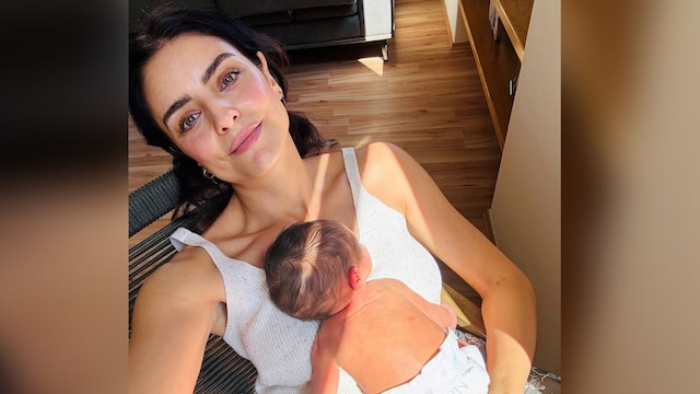 Aislinn Derbez y su sobrino Thiago