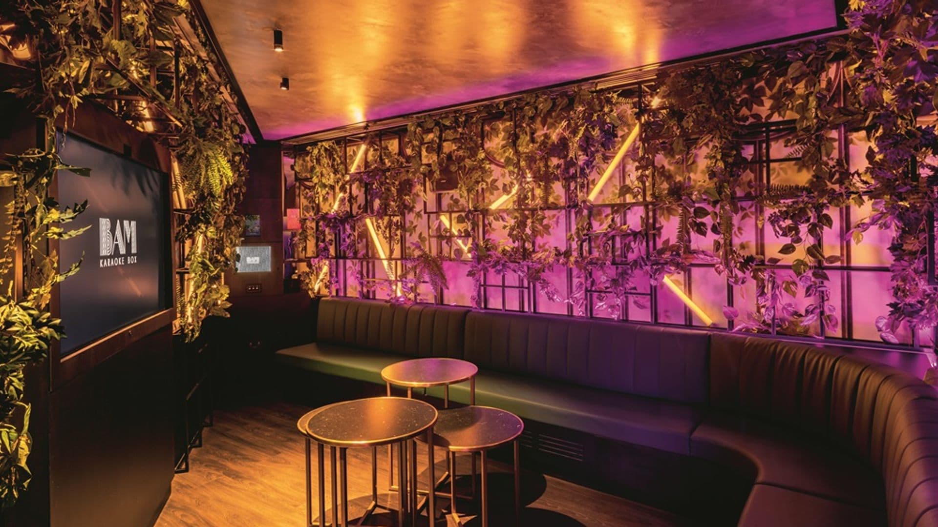 Sala privada de Bam Karaoke Box en Madrid