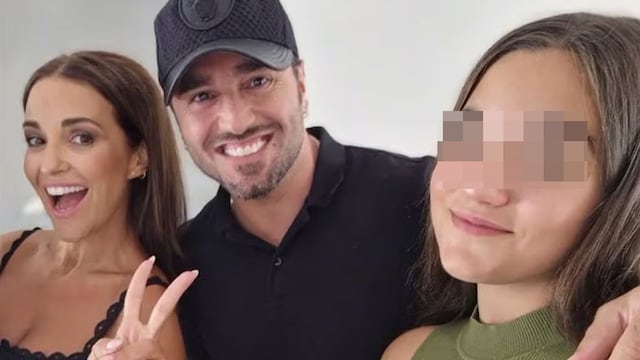 Paula Echevarría y David Bustamante con su hija Daniella