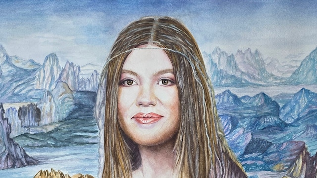 La infanta Sofía como 'La Mona Lisa' o 'La Gioconda'
