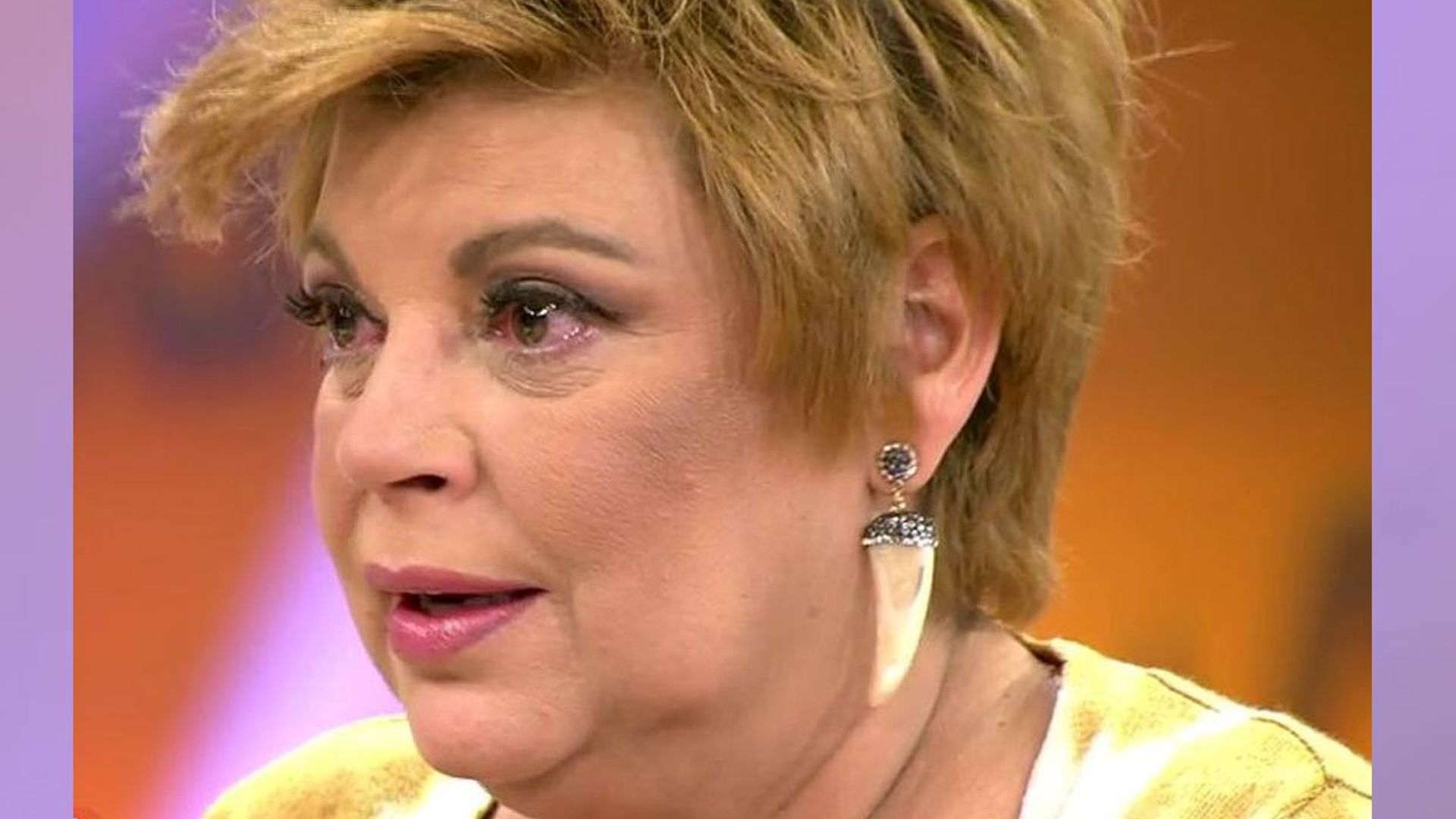 Las lágrimas de Terelu al ver el sufrimiento de su madre hablando de Edmundo Arrocet