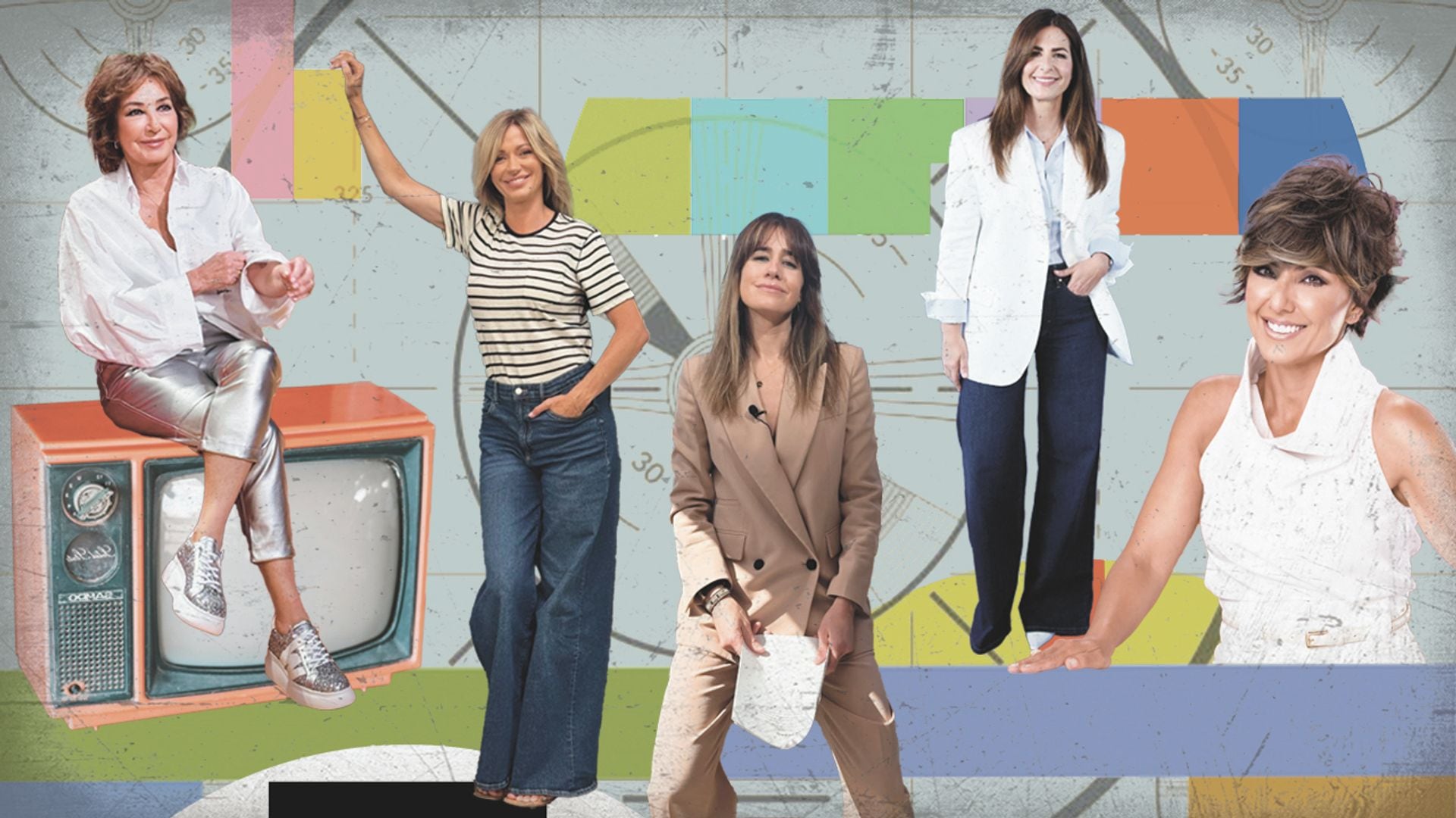 Ana Rosa Quintana, Susanna Griso, Isabel Jiménez, Nuria Roca y Sonsoles Ónega