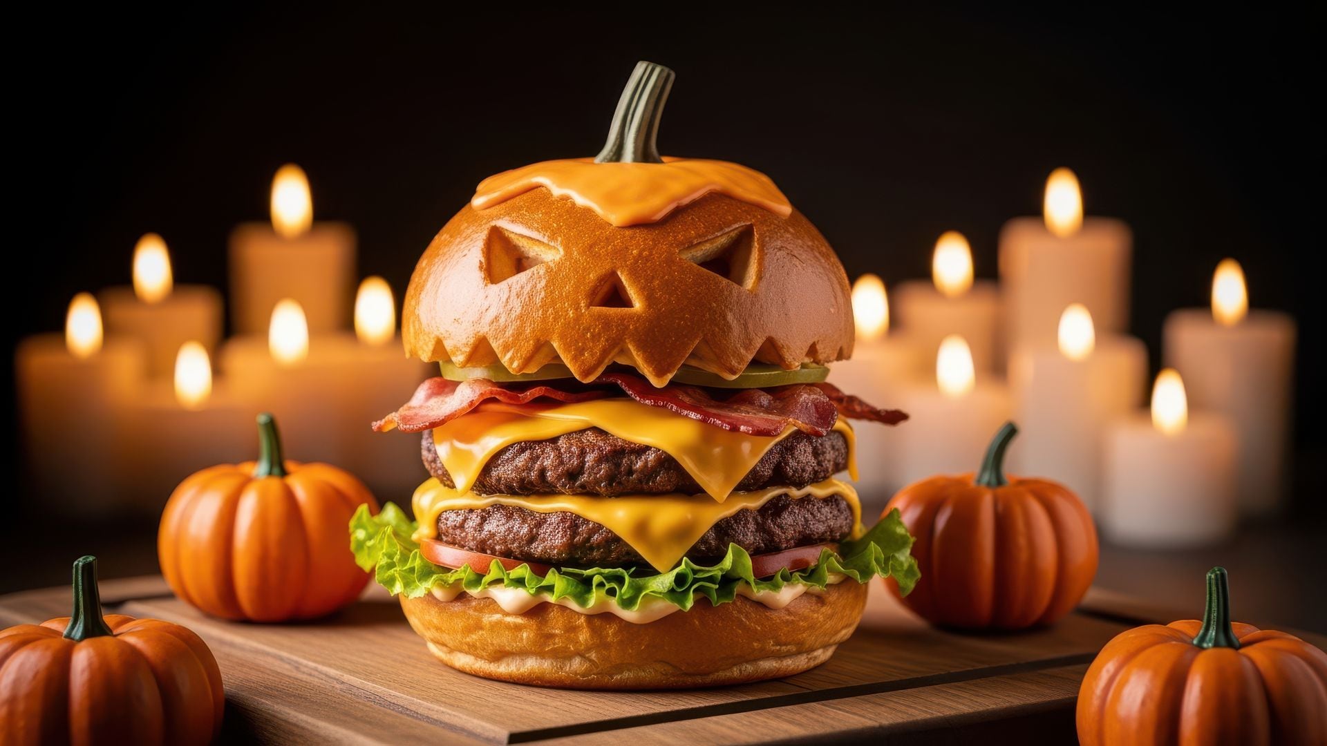Hamburguesa de Halloween