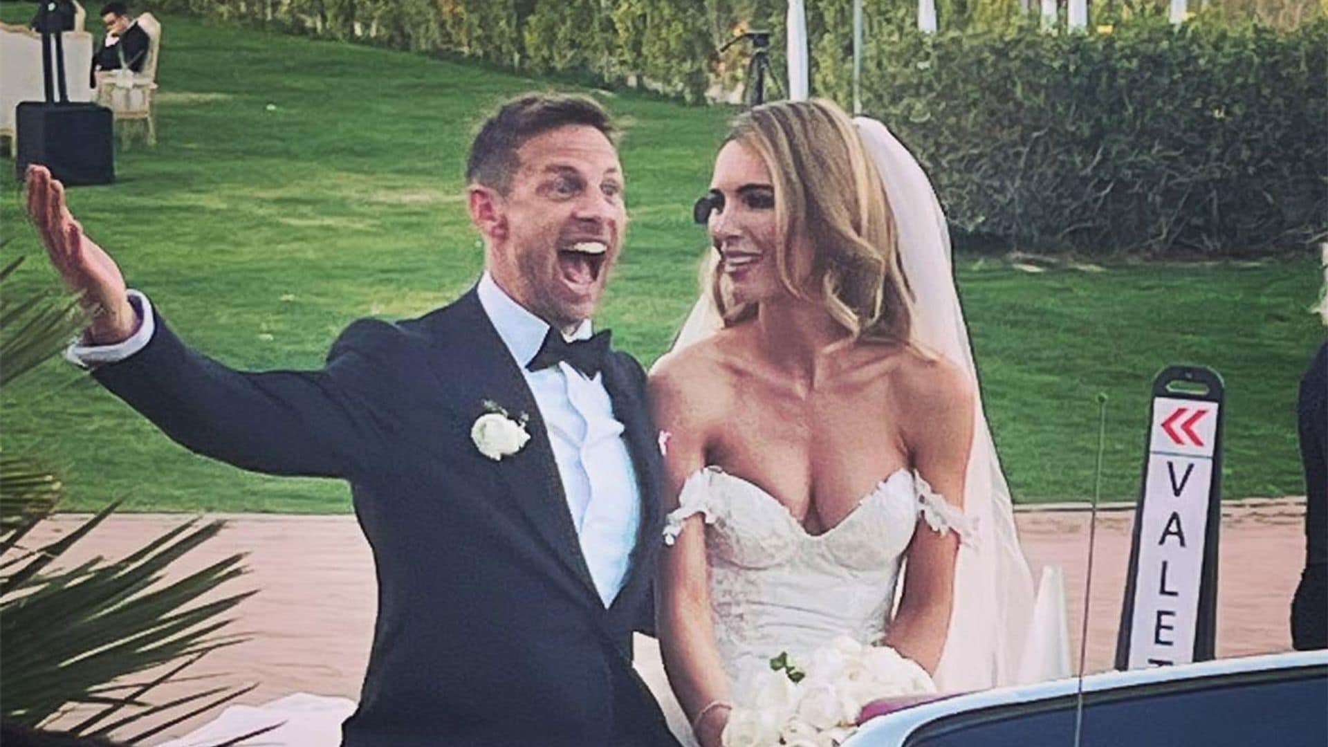 Jenson Button por fin se casa con Brittny Ward después de cuatro años de espera