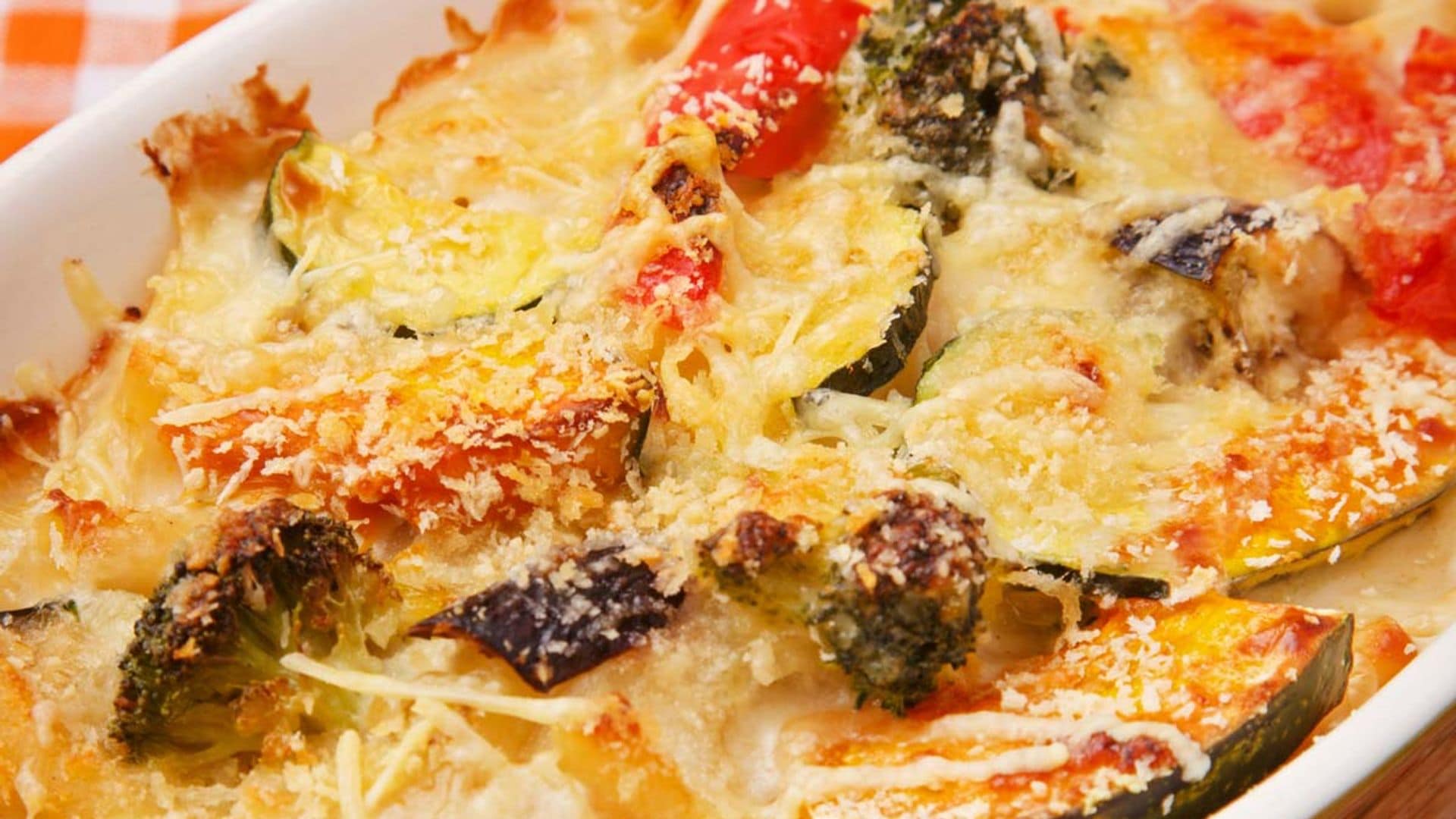 'Rigatoni' con berenjenas y tomatitos
