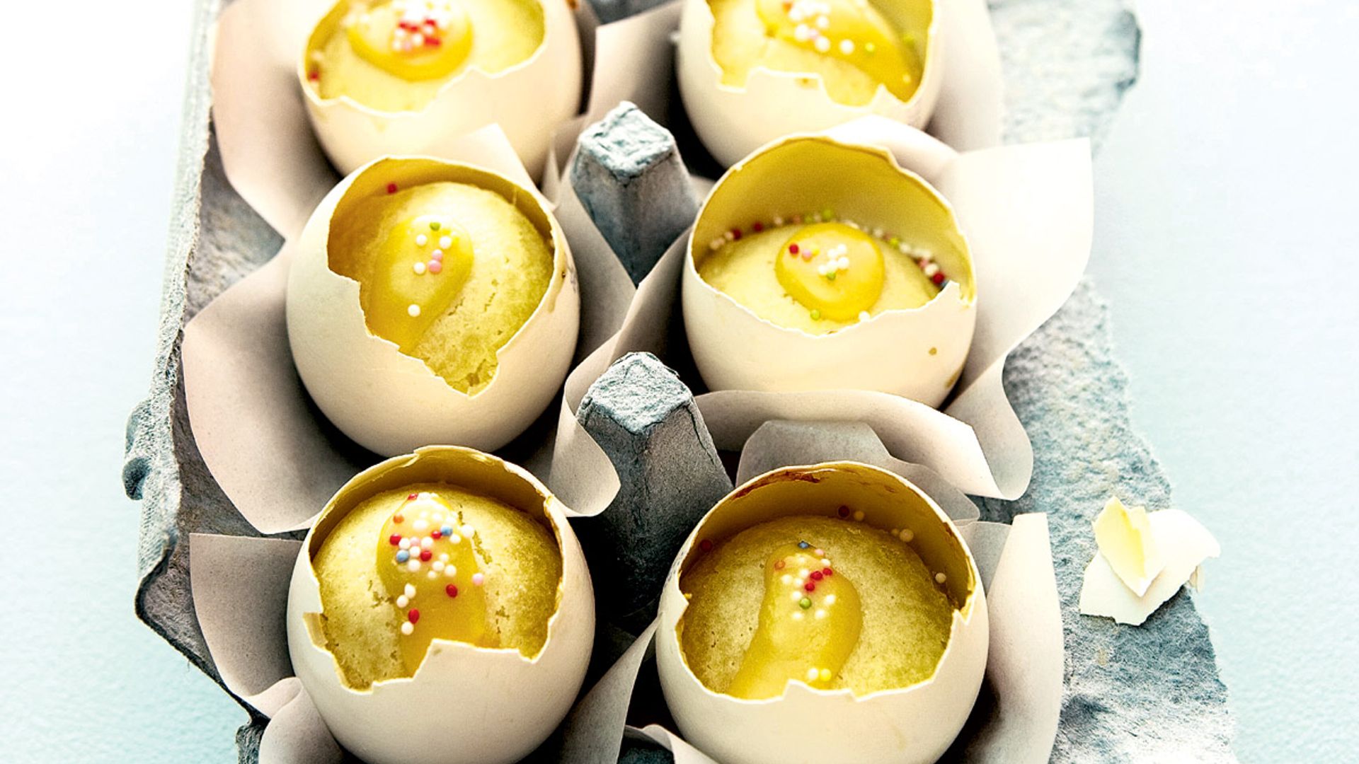 'Minimuffins' con ponche de huevo