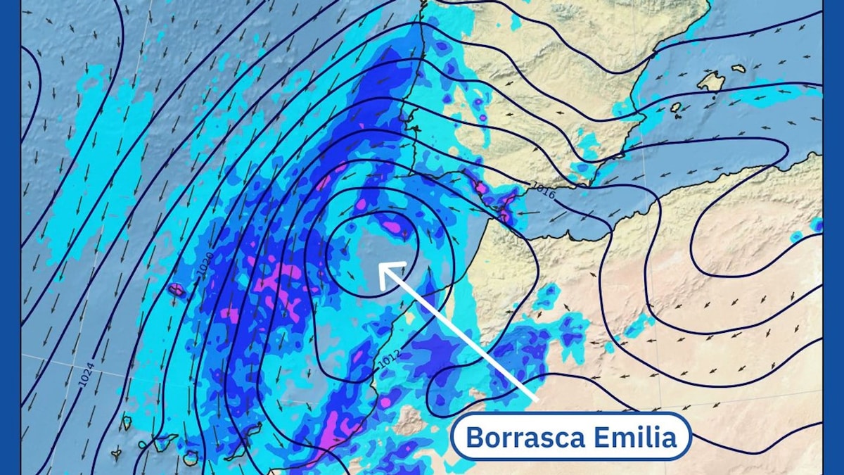 La AEMET activa avisos en media España por la llegada de una borrasca y una DANA: así afectará el  doble temporal 