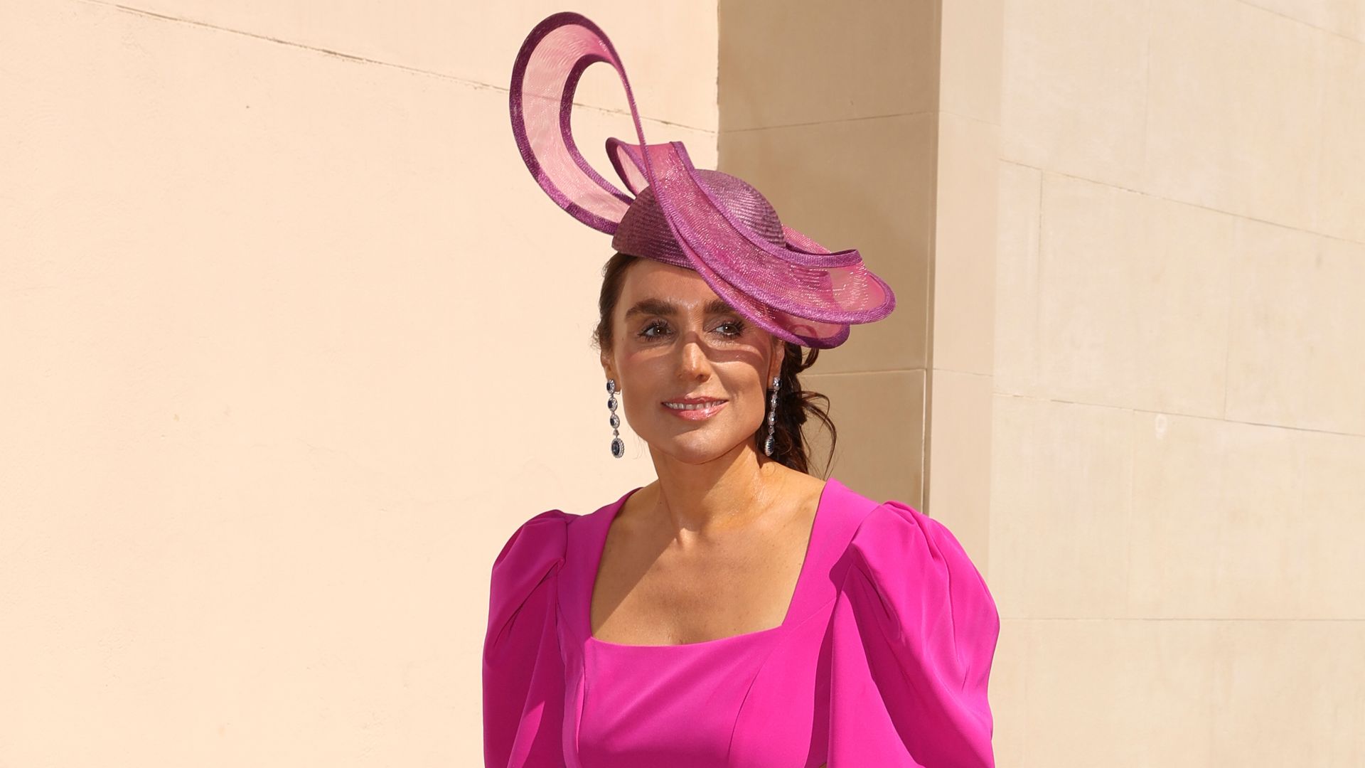 Paloma Segrelles en la boda de Cayetano Martínez de Irujo en Sevilla