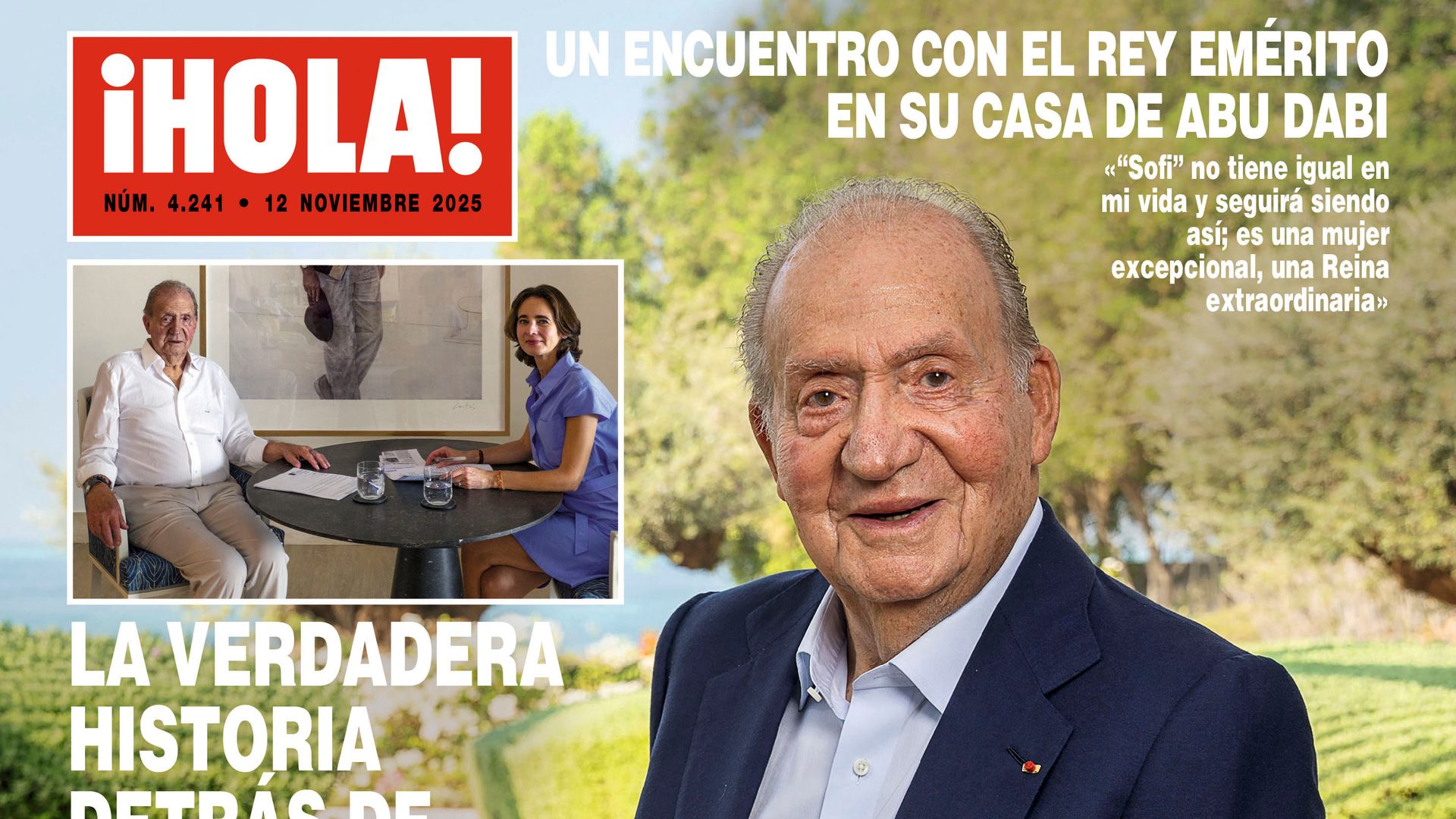 El rey Juan Carlos en la portada de ¡HOLA!