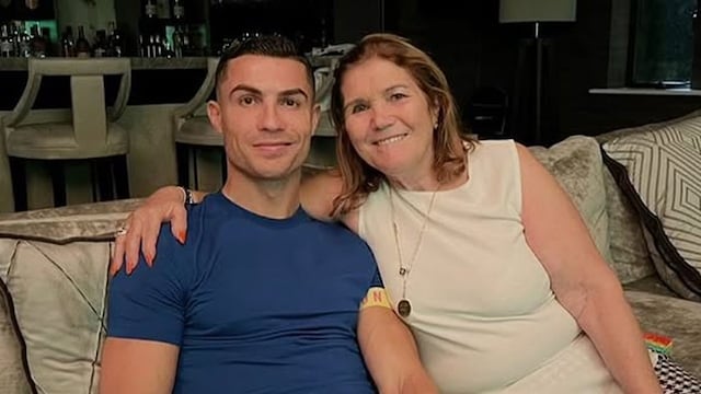Cristiano Ronaldo y su mamá