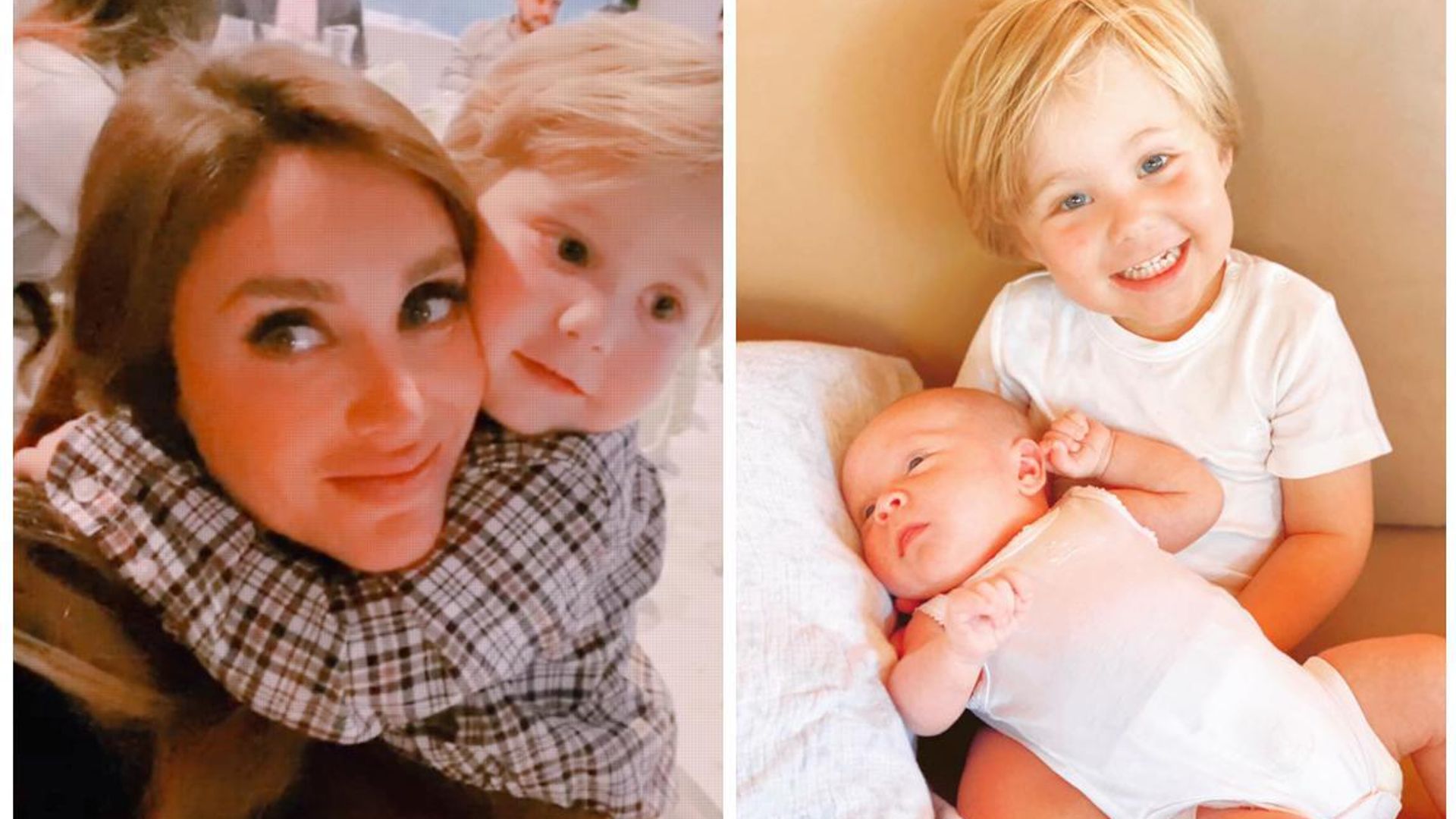 Anahí y las fotos más tiernas de sus hijos Manu y Emiliano