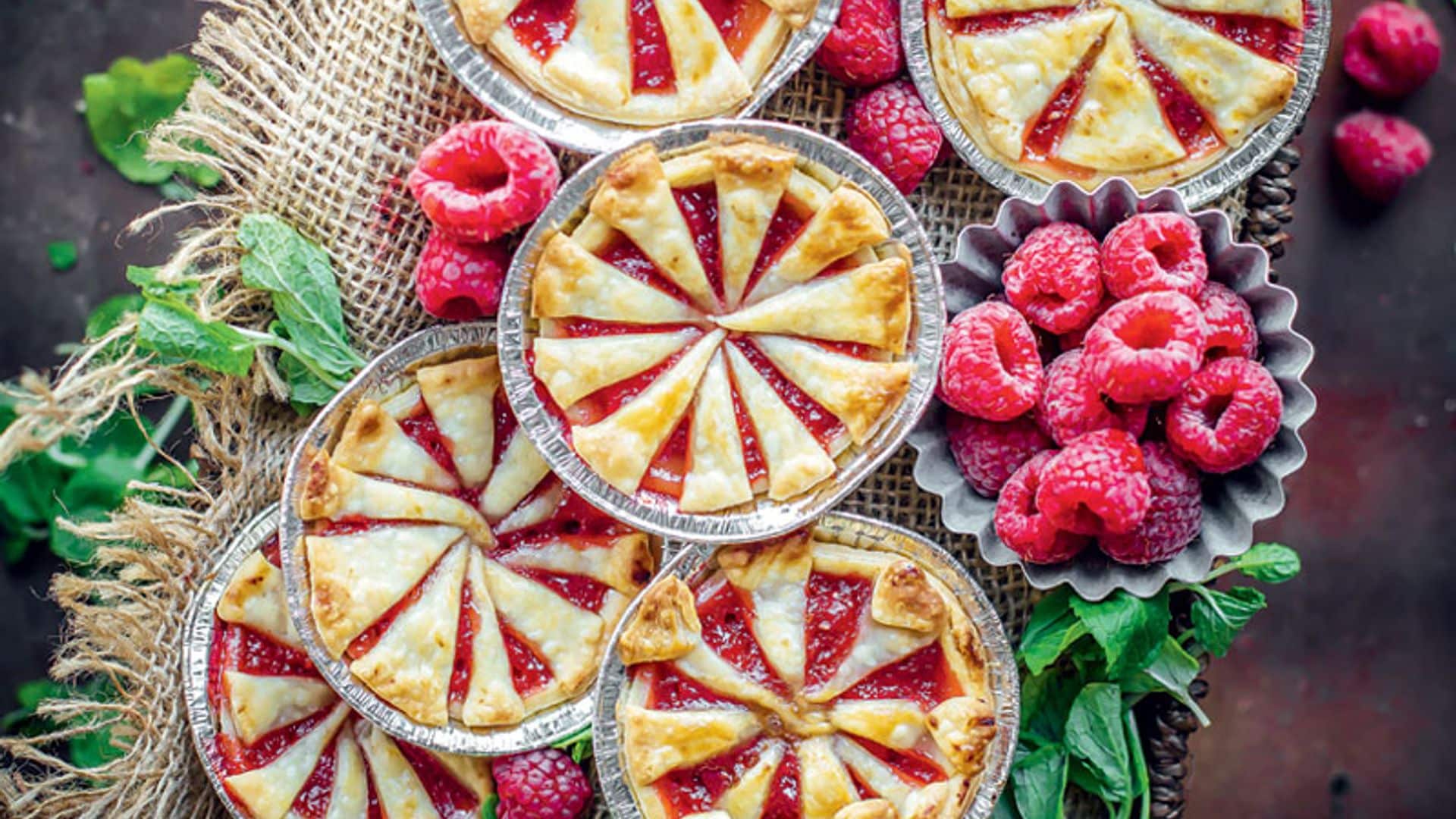 Tartaletas de frambuesas