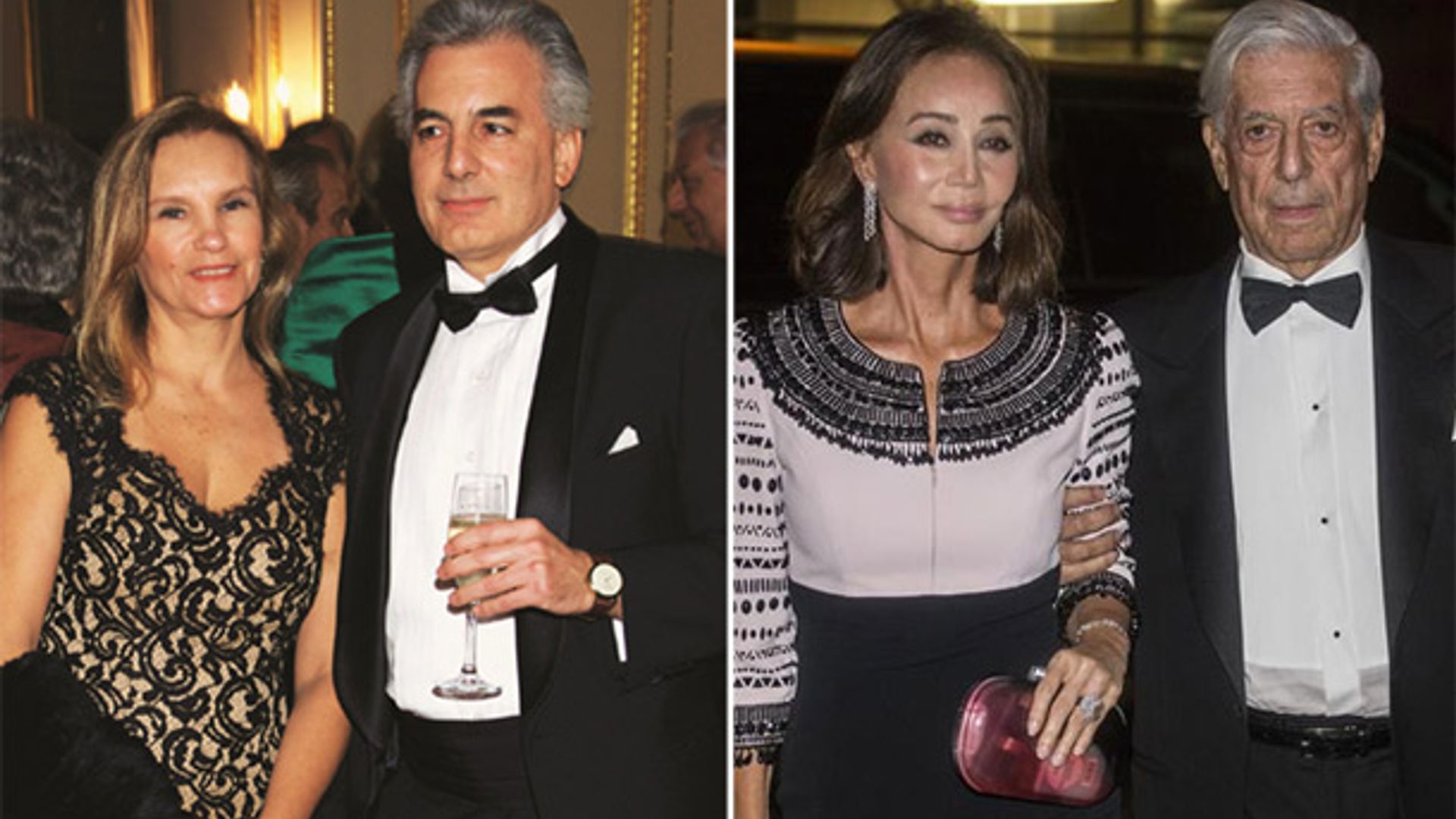 En ¡HOLA!: Isabel Preysler, Mario Vargas Llosa y su hijo Álvaro, juntos en la gran fiesta de la Hispanic Society of America