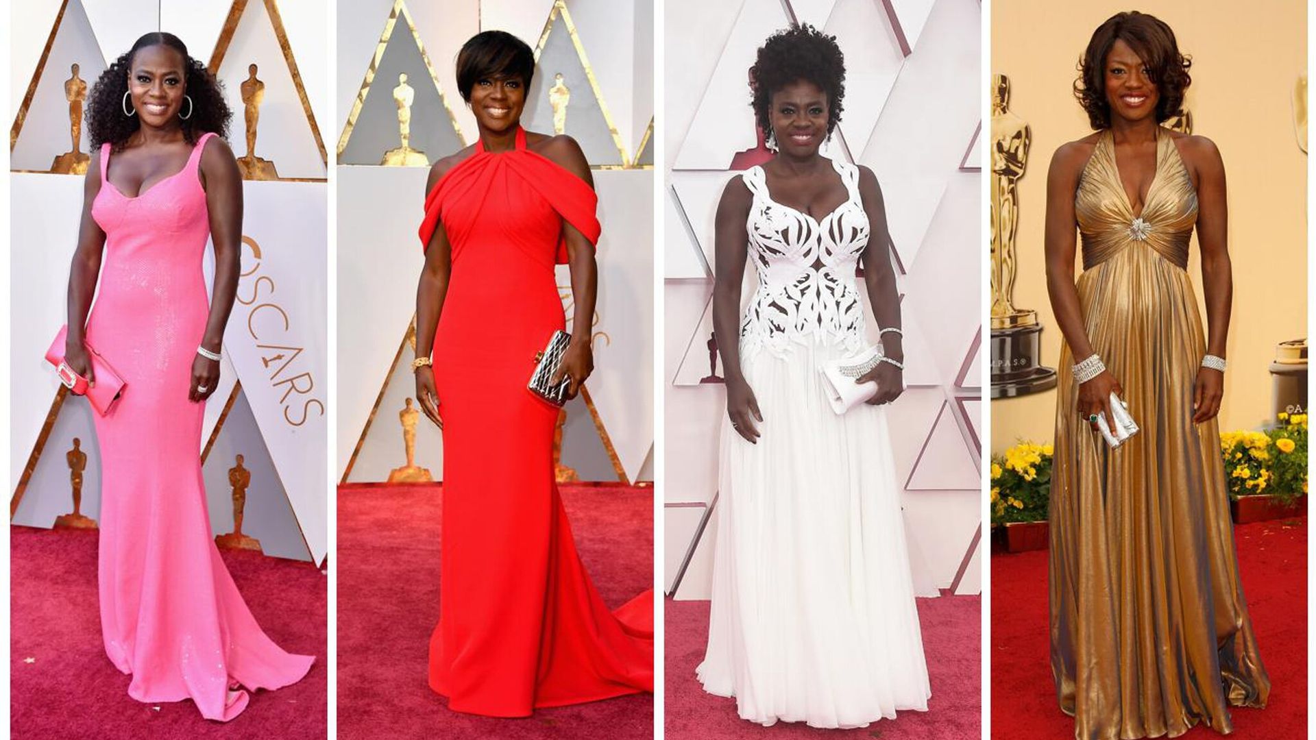 Los mejores looks de Viola Davis en los premios Oscar