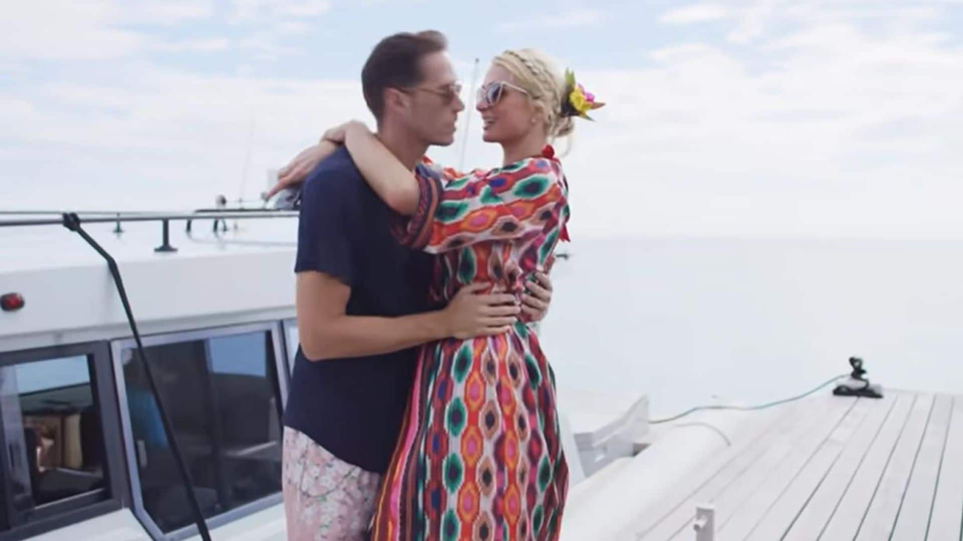 Paris Hilton y Carter Reum, una luna de miel en el paraíso ¡para cinco personas!